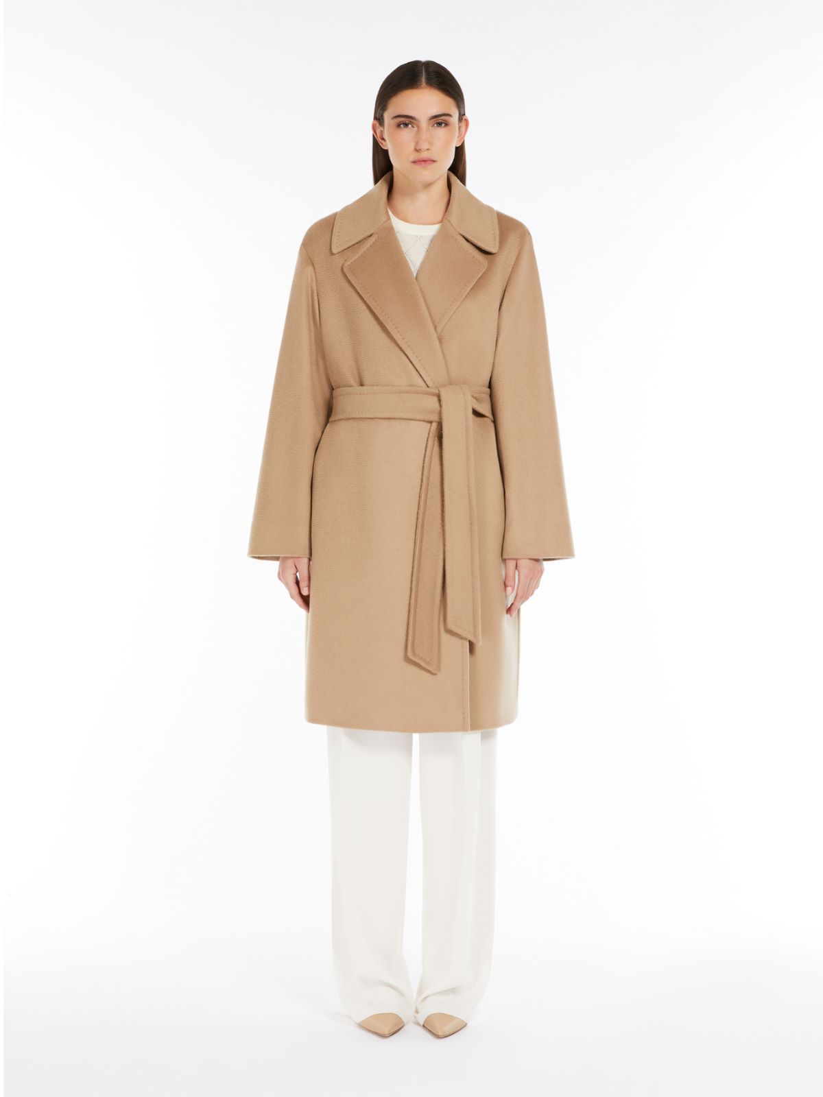 Wool robe coat