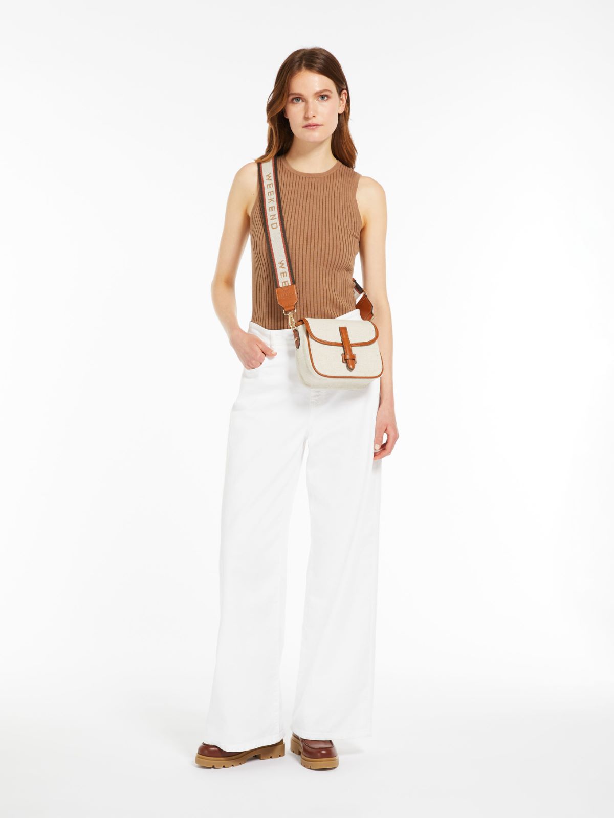 Resin-coated canvas bag