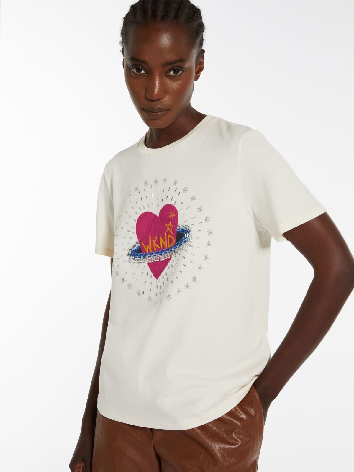 Printed jersey T-shirt