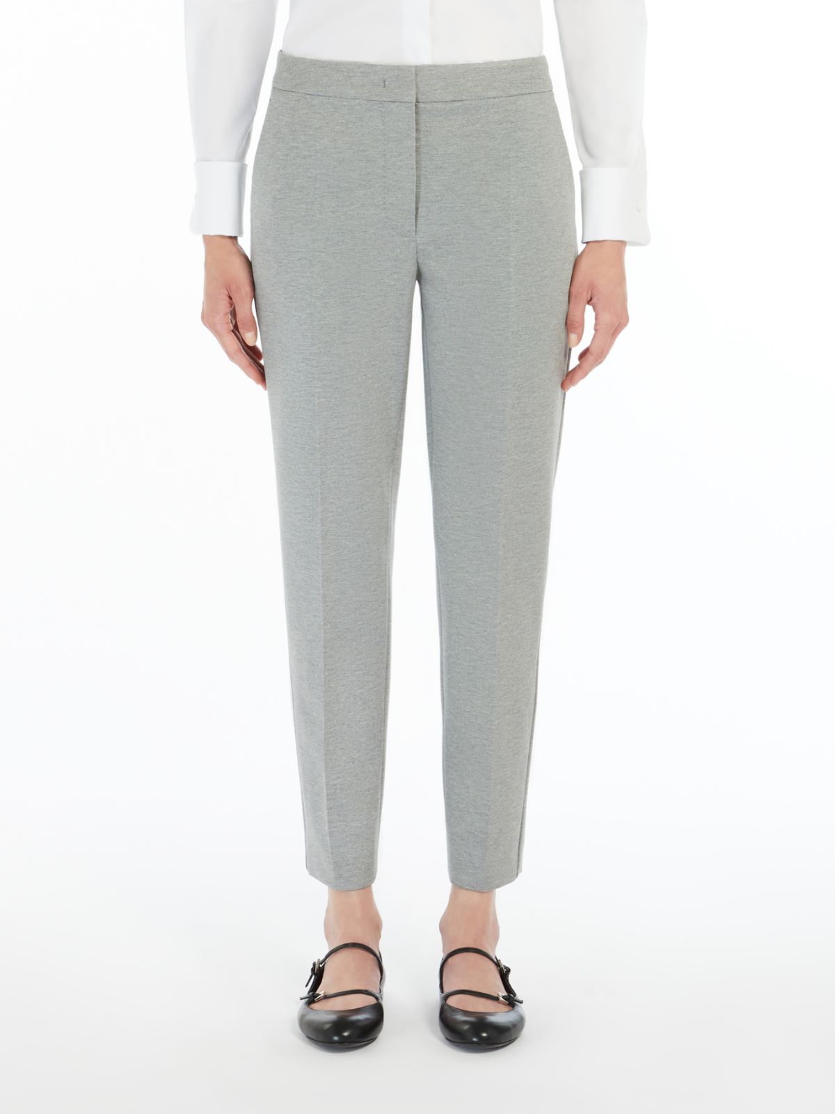 Viscose jersey trousers