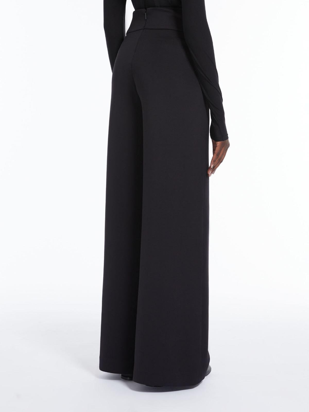 Scuba fabric trousers