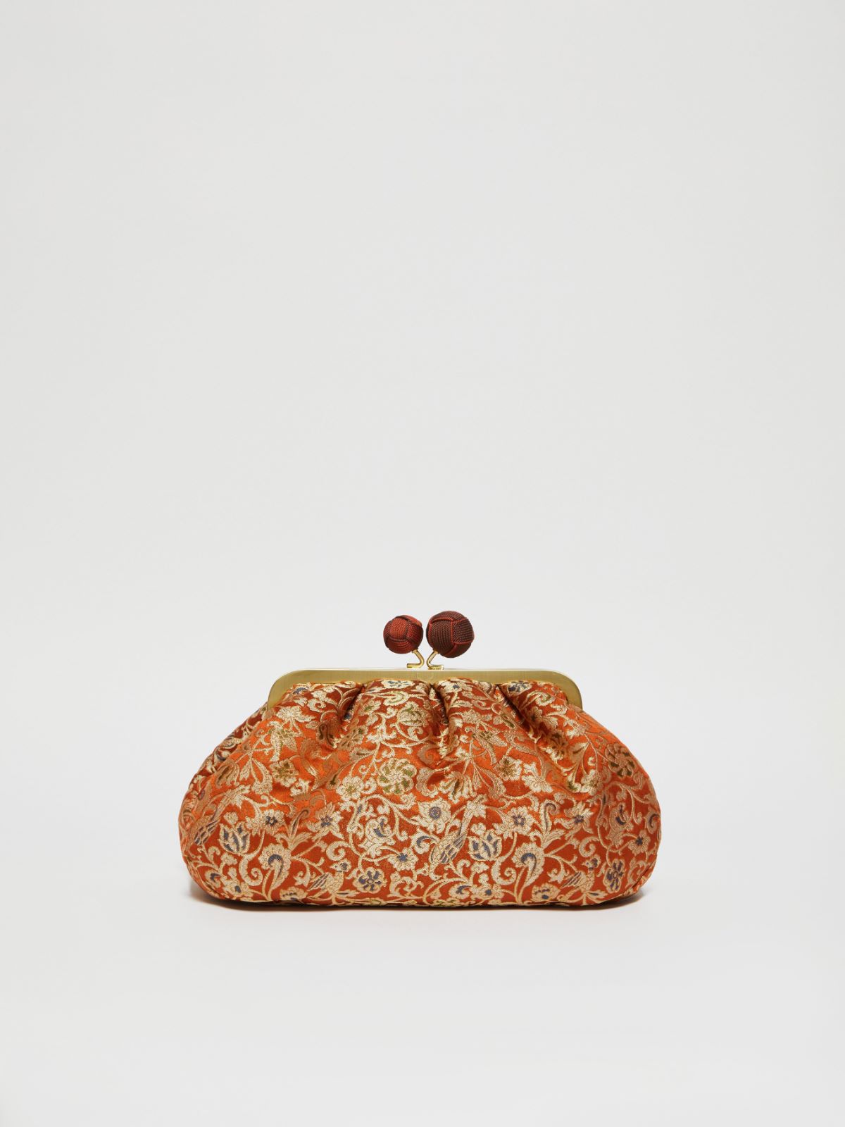 Medium jacquard silk Pasticcino Bag