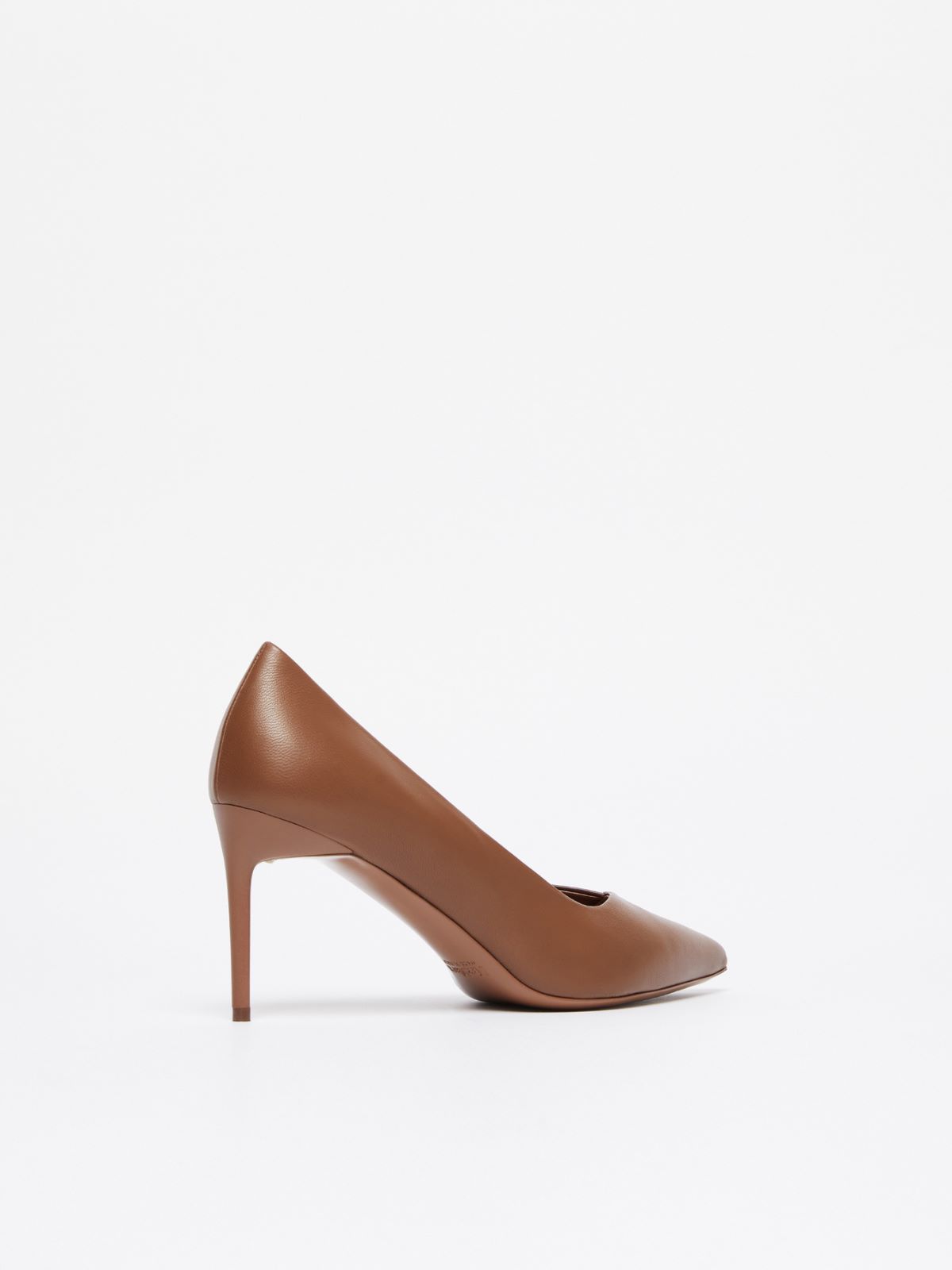 Nappa leather court shoes