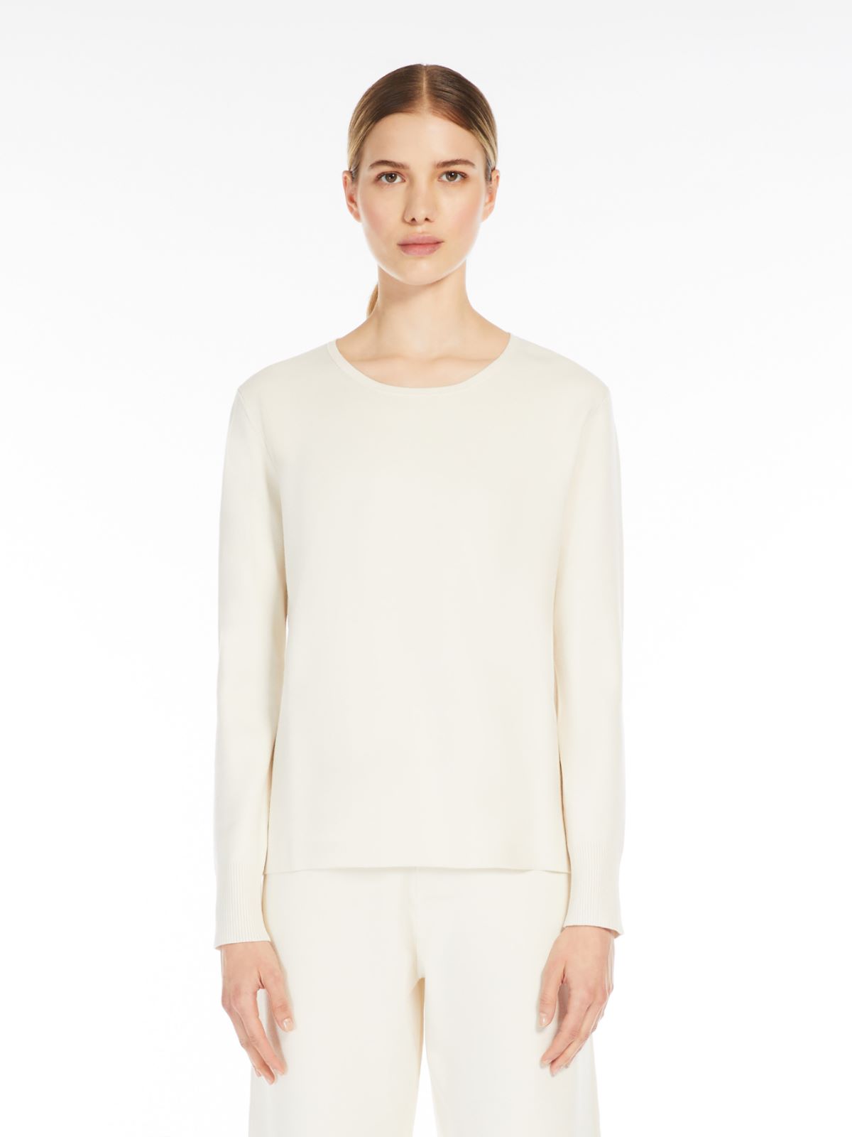 Viscose yarn boxy jumper