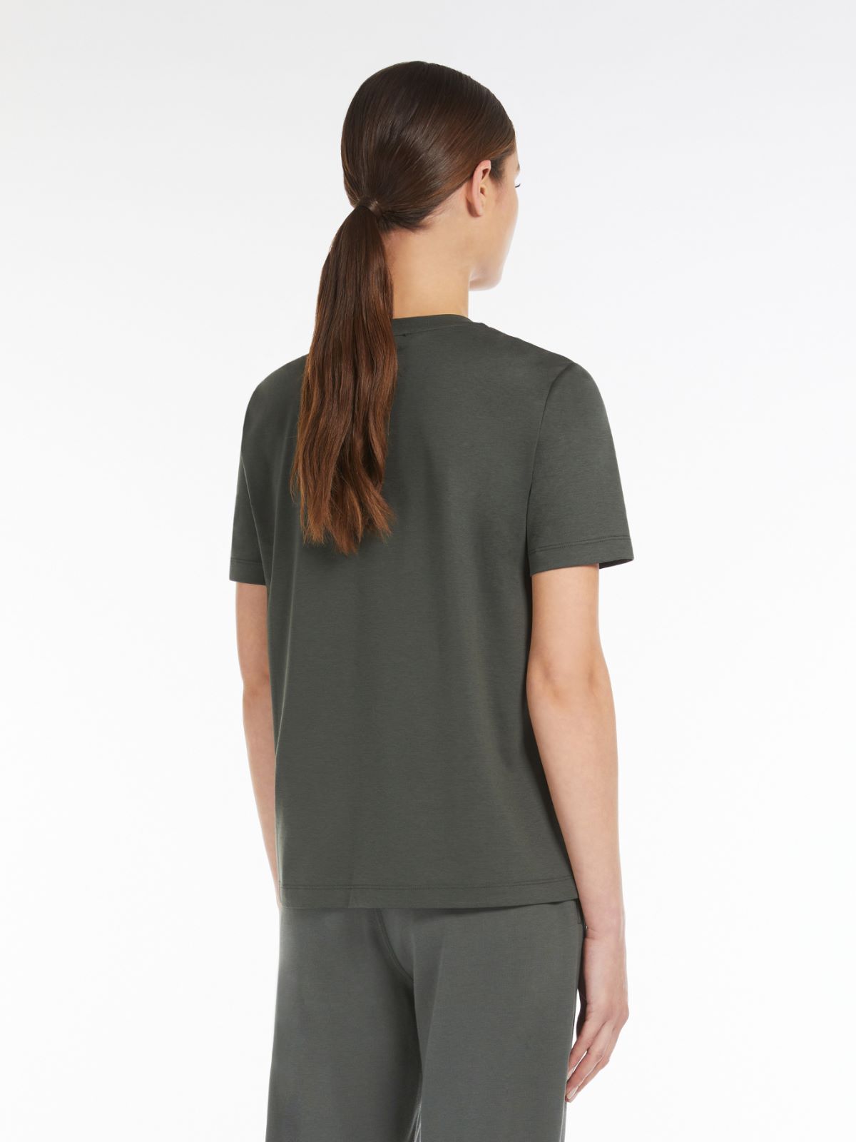 Slim-fit cotton and modal T-shirt