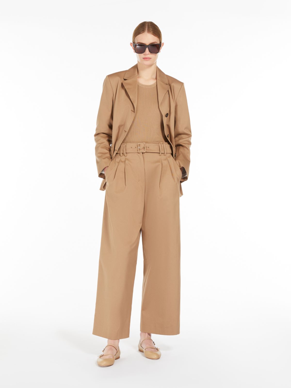 Cotton gabardine jacket