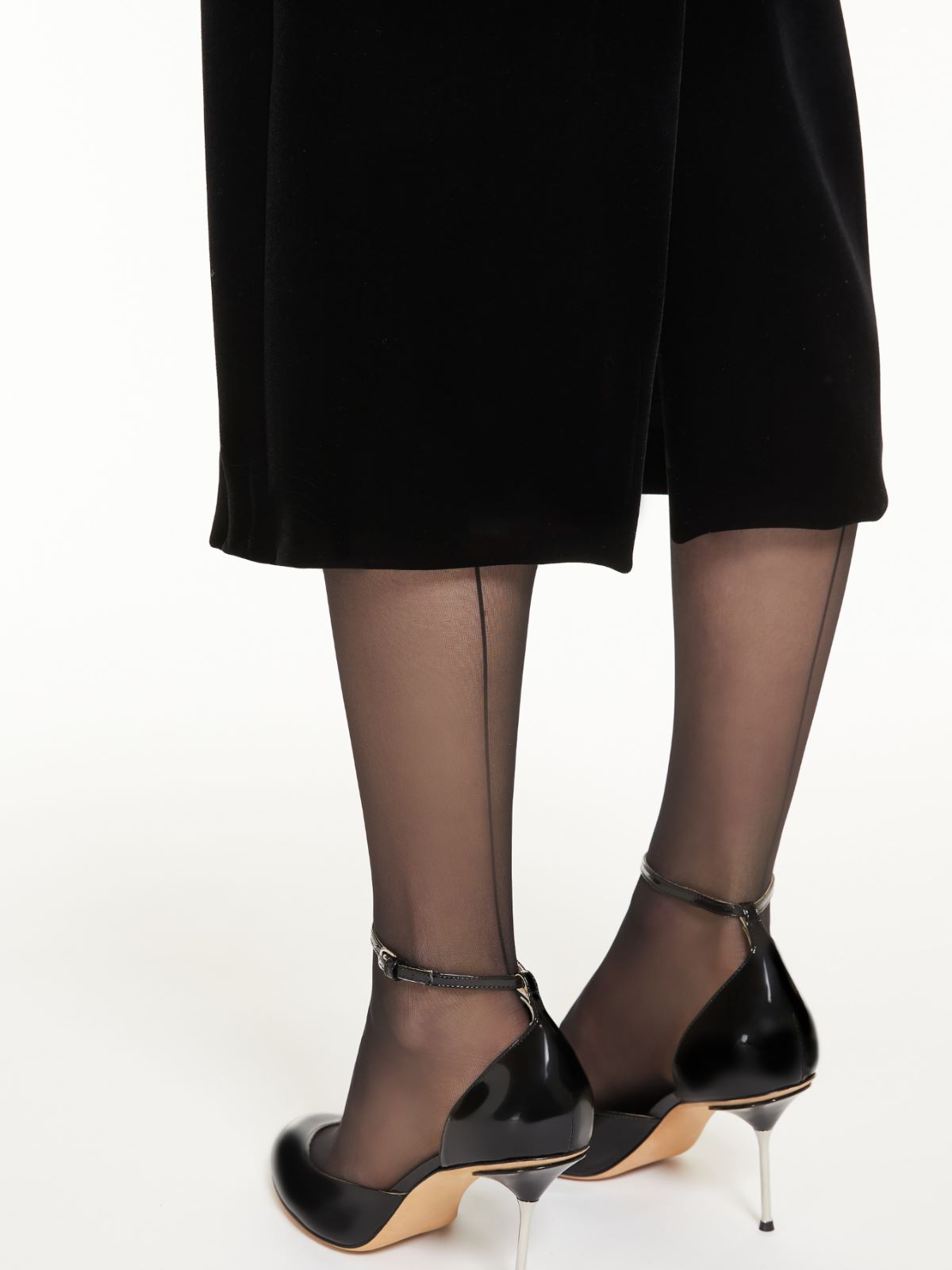 Velvet bustier dress