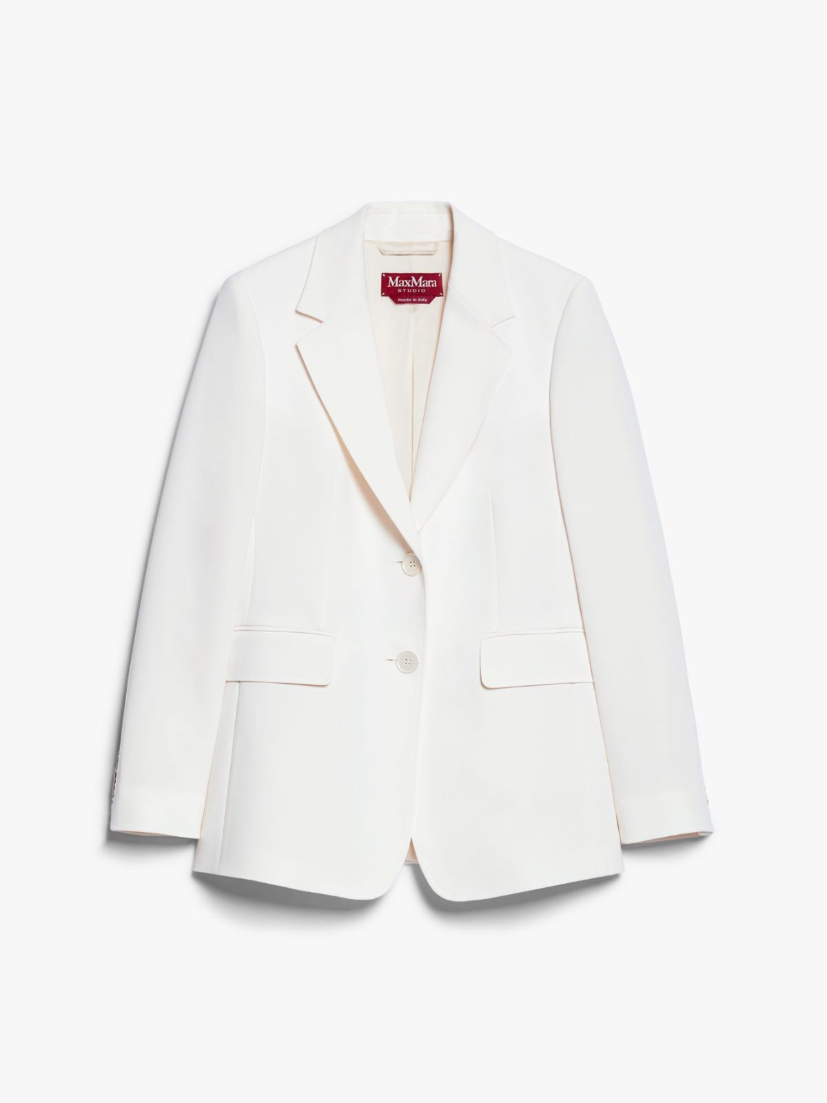 Single-breasted cady blazer