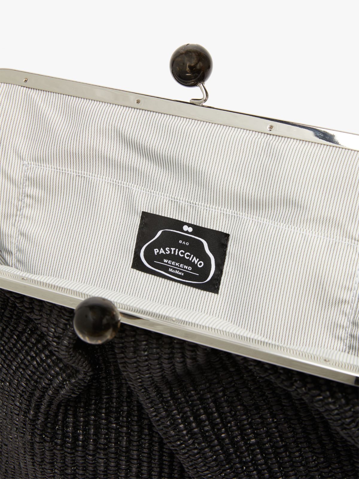 Large raffia-look Pasticcino Bag