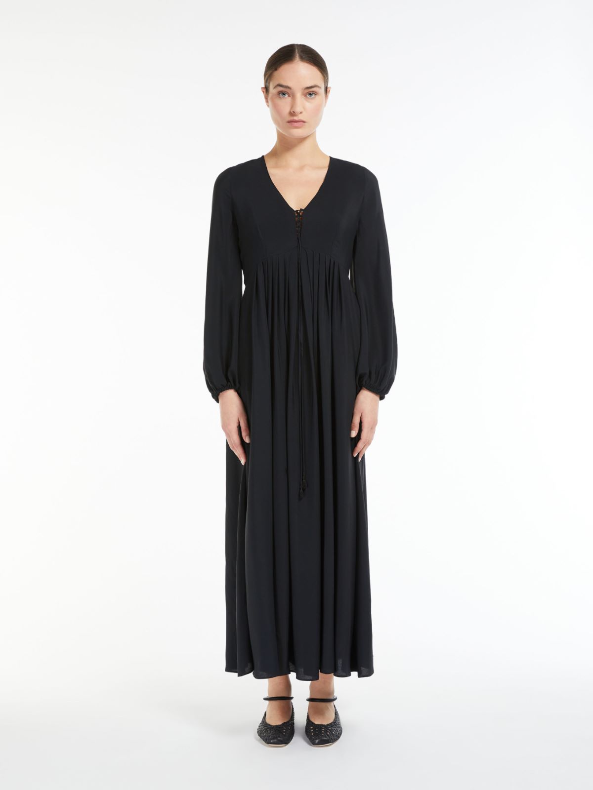 Crepe de chine dress