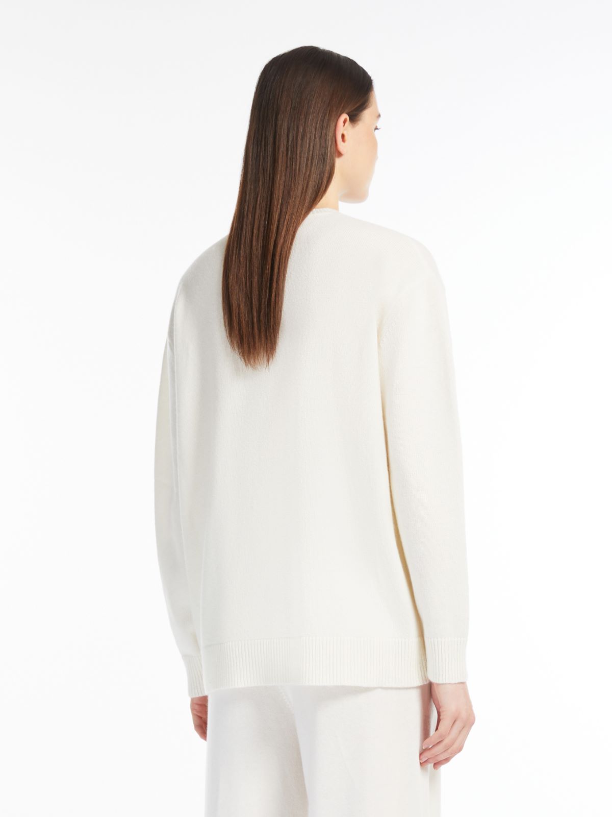 Wool, cashmere and sequin pullover