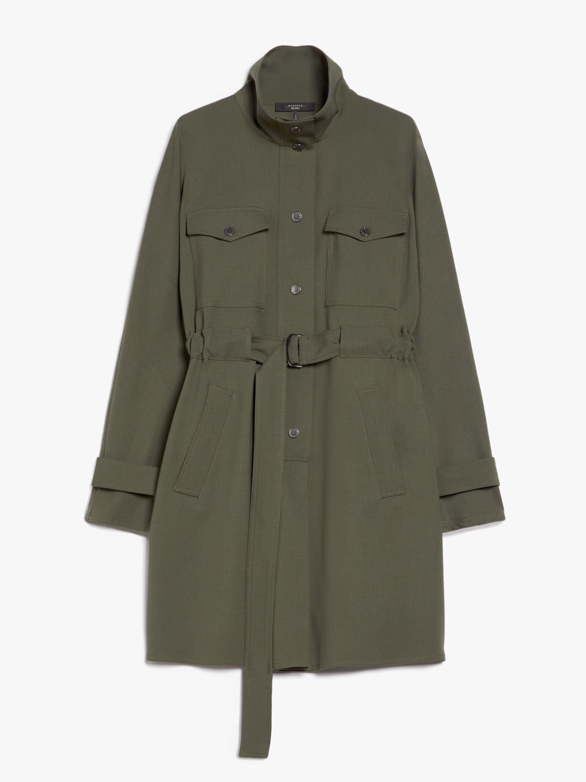 Wool gabardine dress