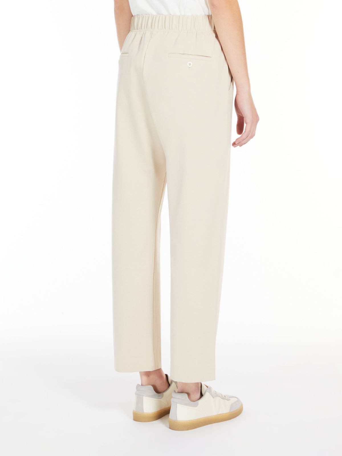 Milano-knit jersey trousers