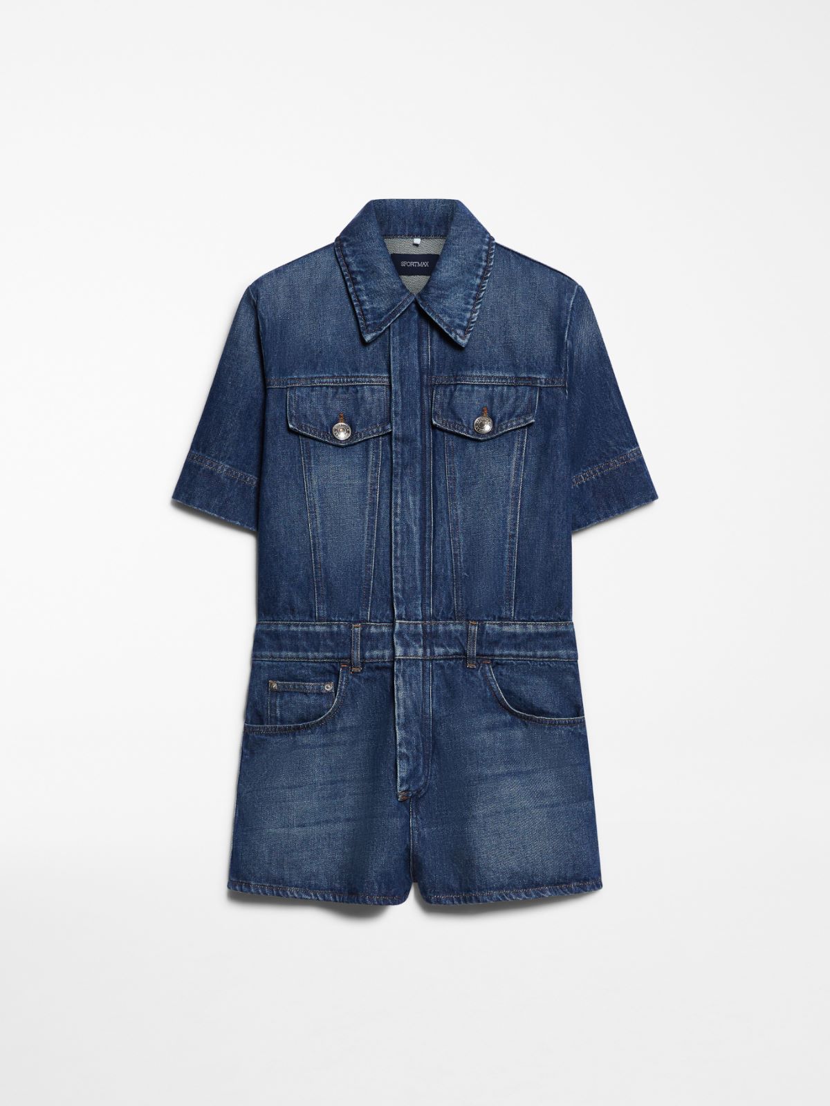 Denim mini playsuit