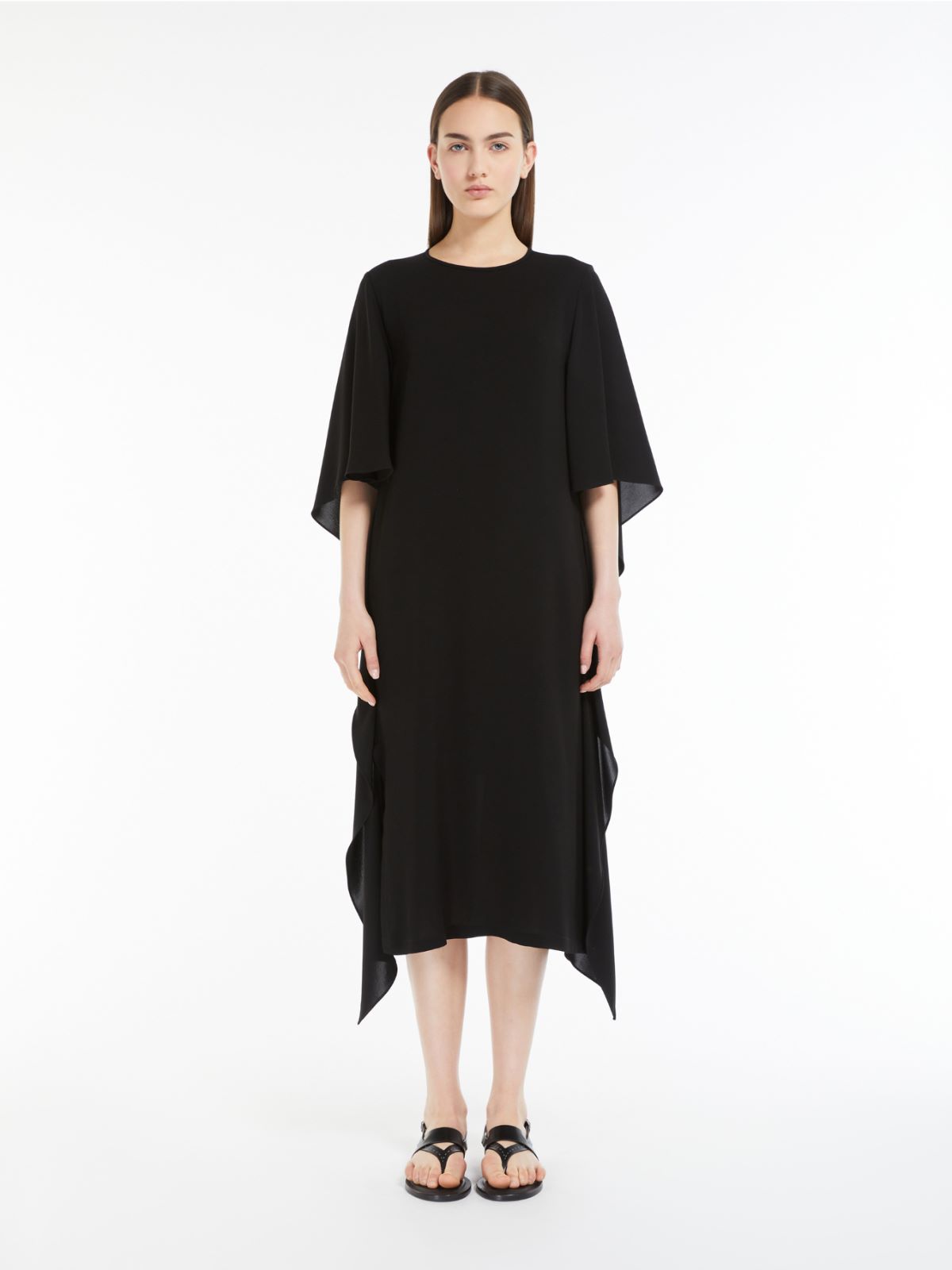 Cady dress with draping