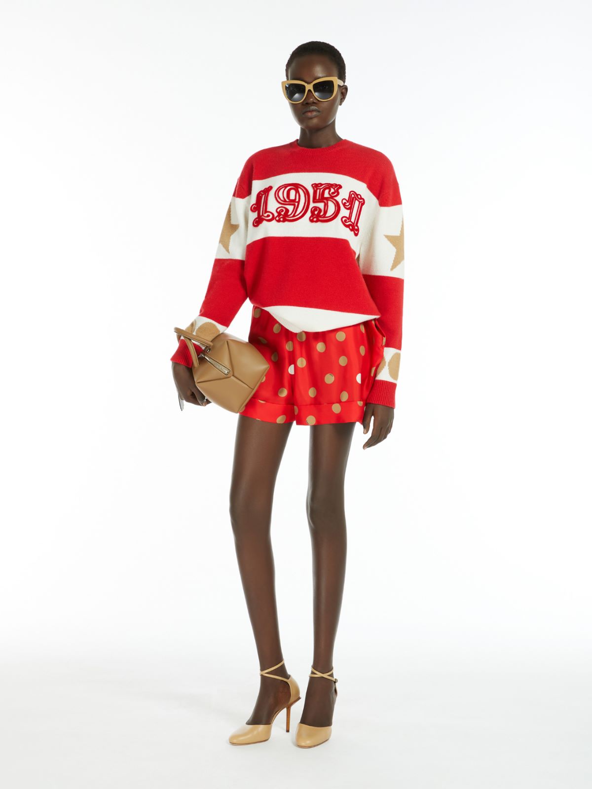 Oversized wool and cashmere jumper