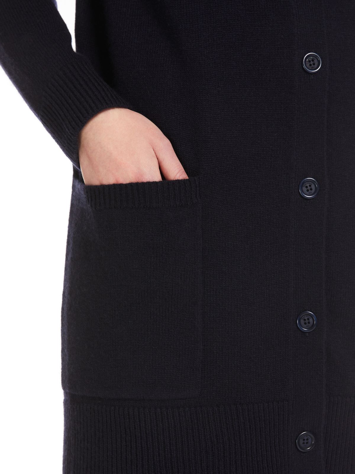 Wool and cashmere cardigan with sequins