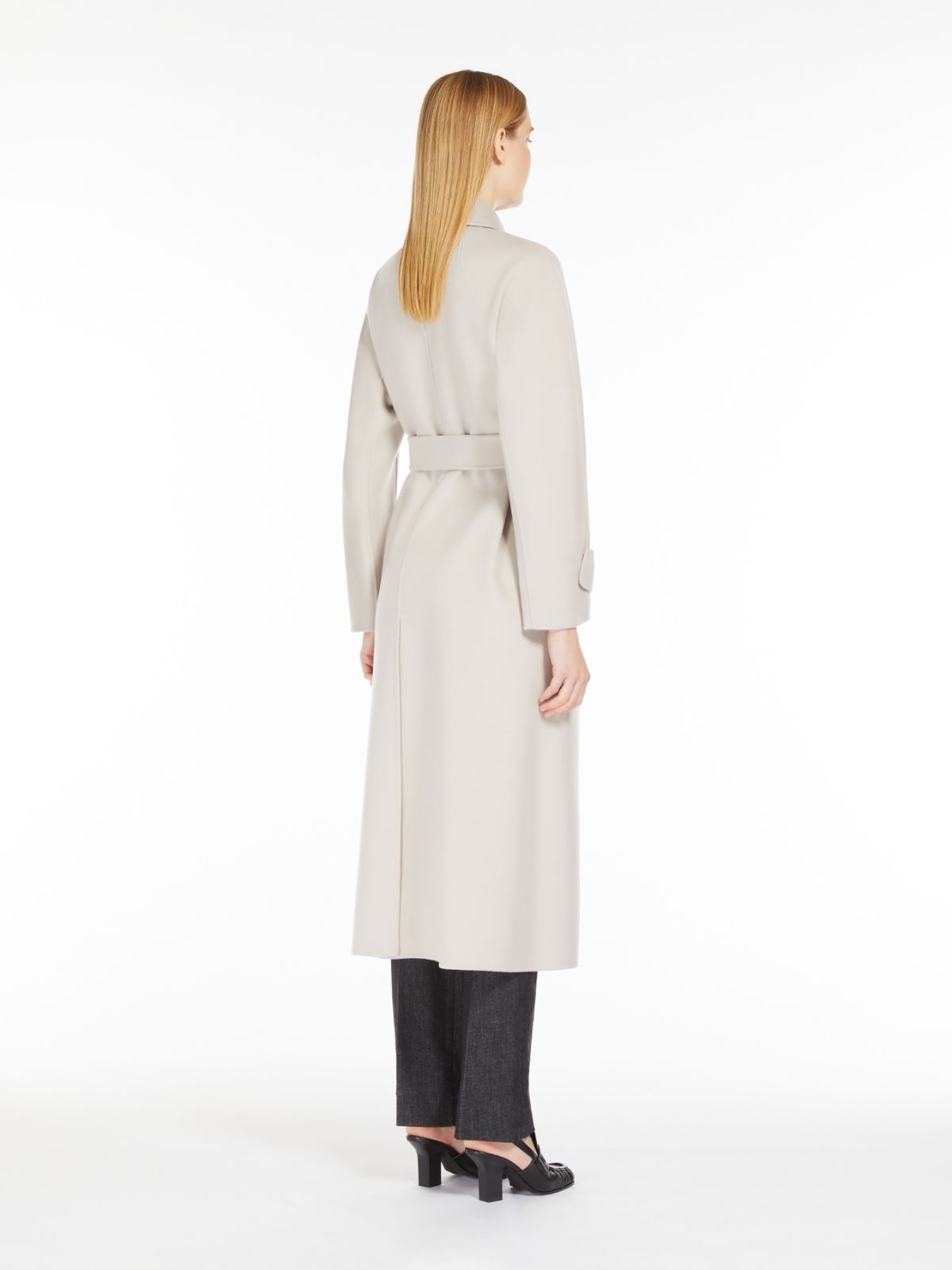 Wool trench coat