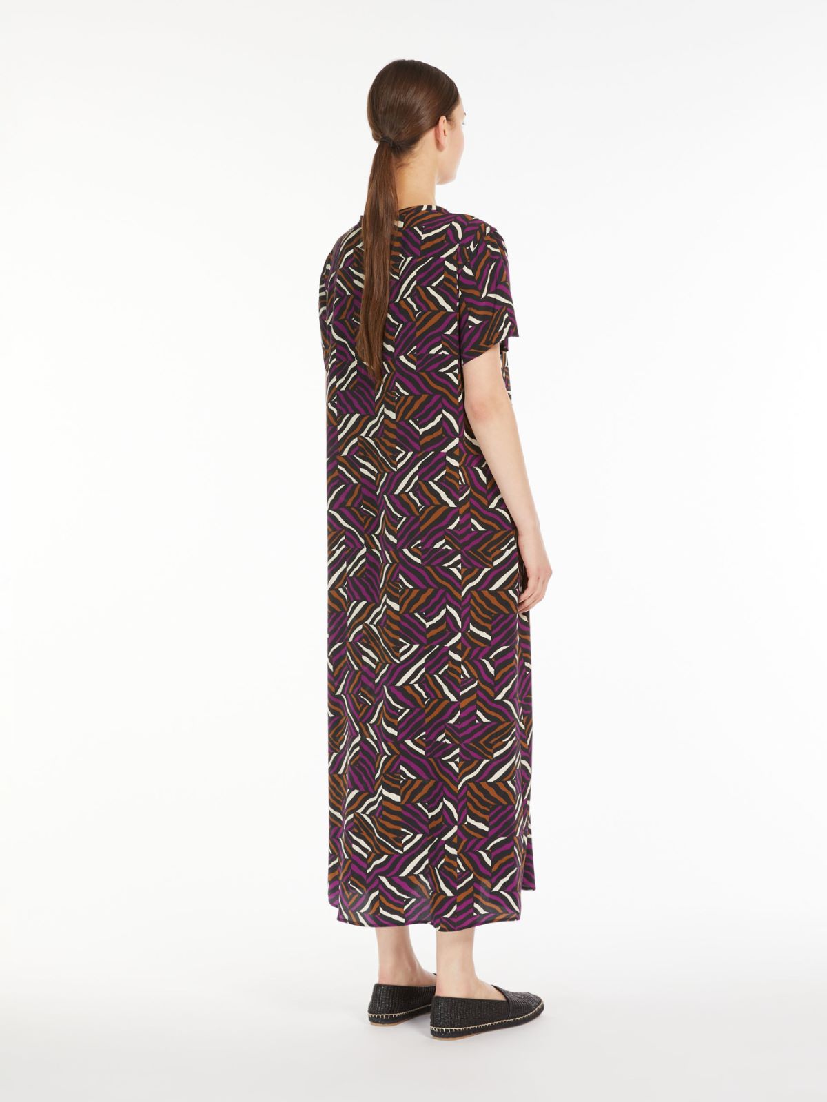 Silk crepe de chine dress