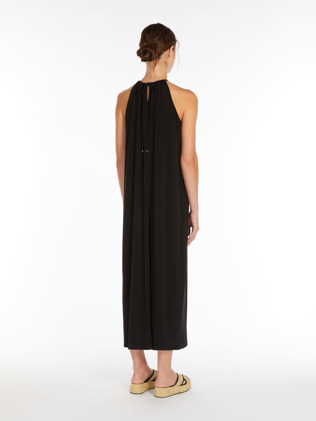 Long stretch jersey dress