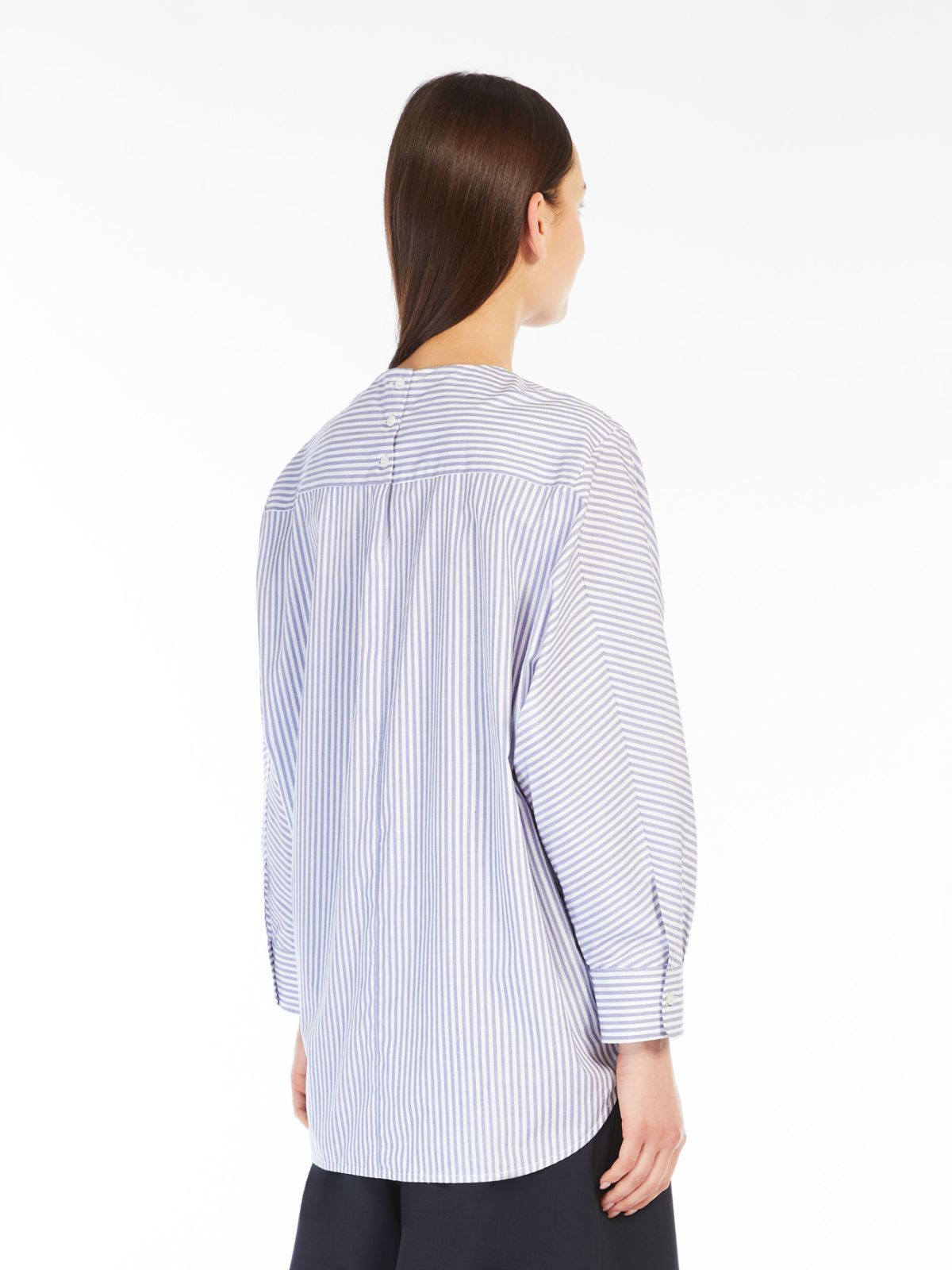 Cotton poplin blouse
