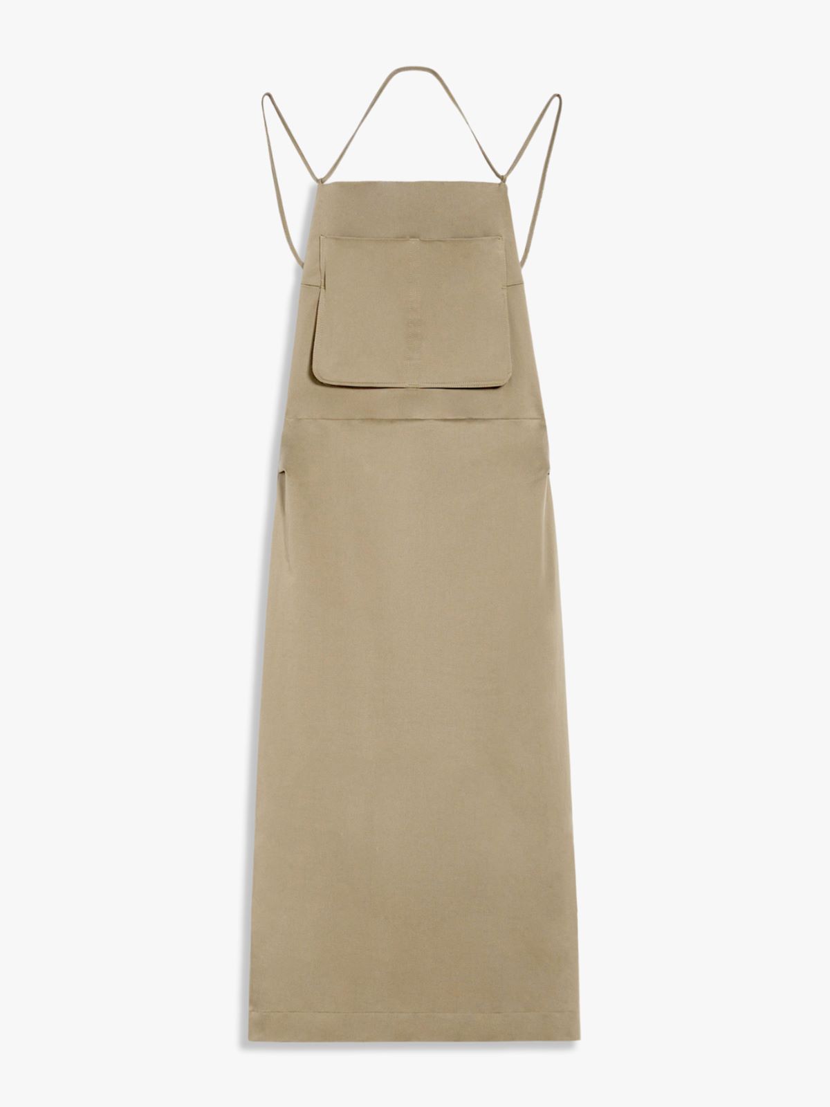 Workwear dress in stretch gabardine