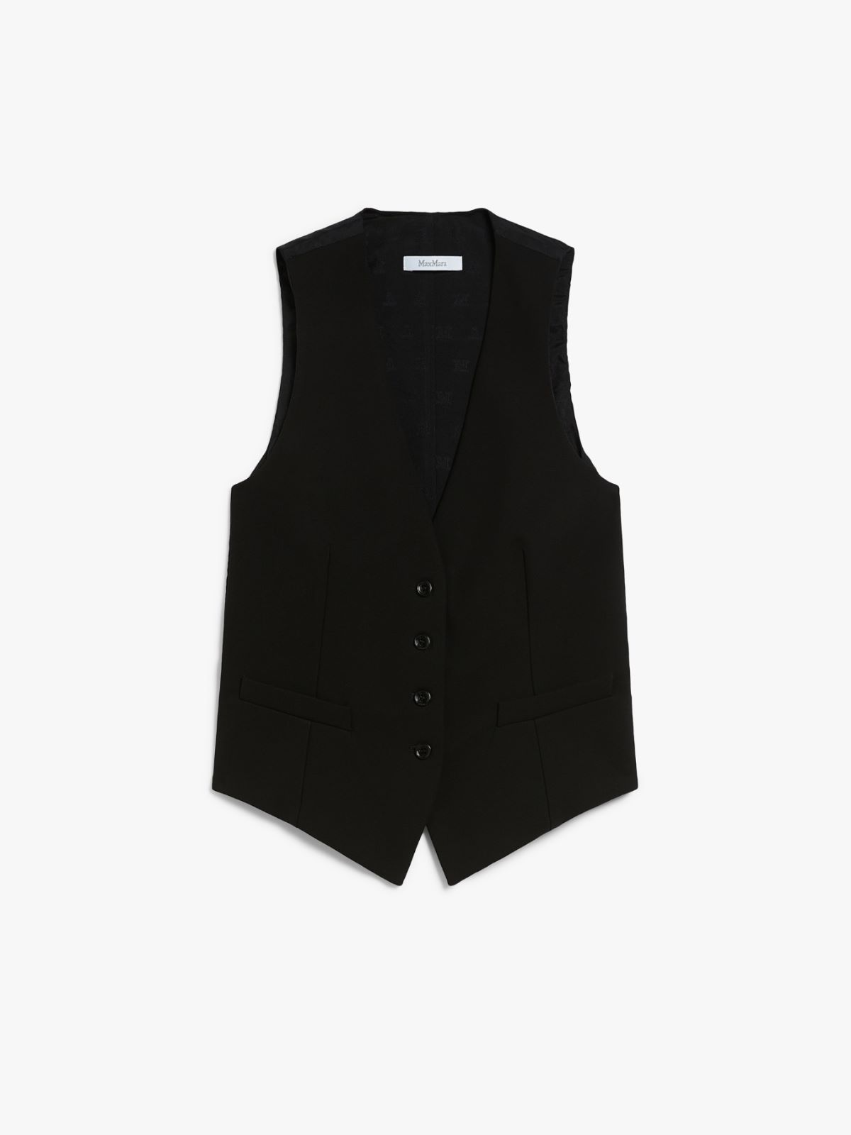 Viscose jersey waistcoat