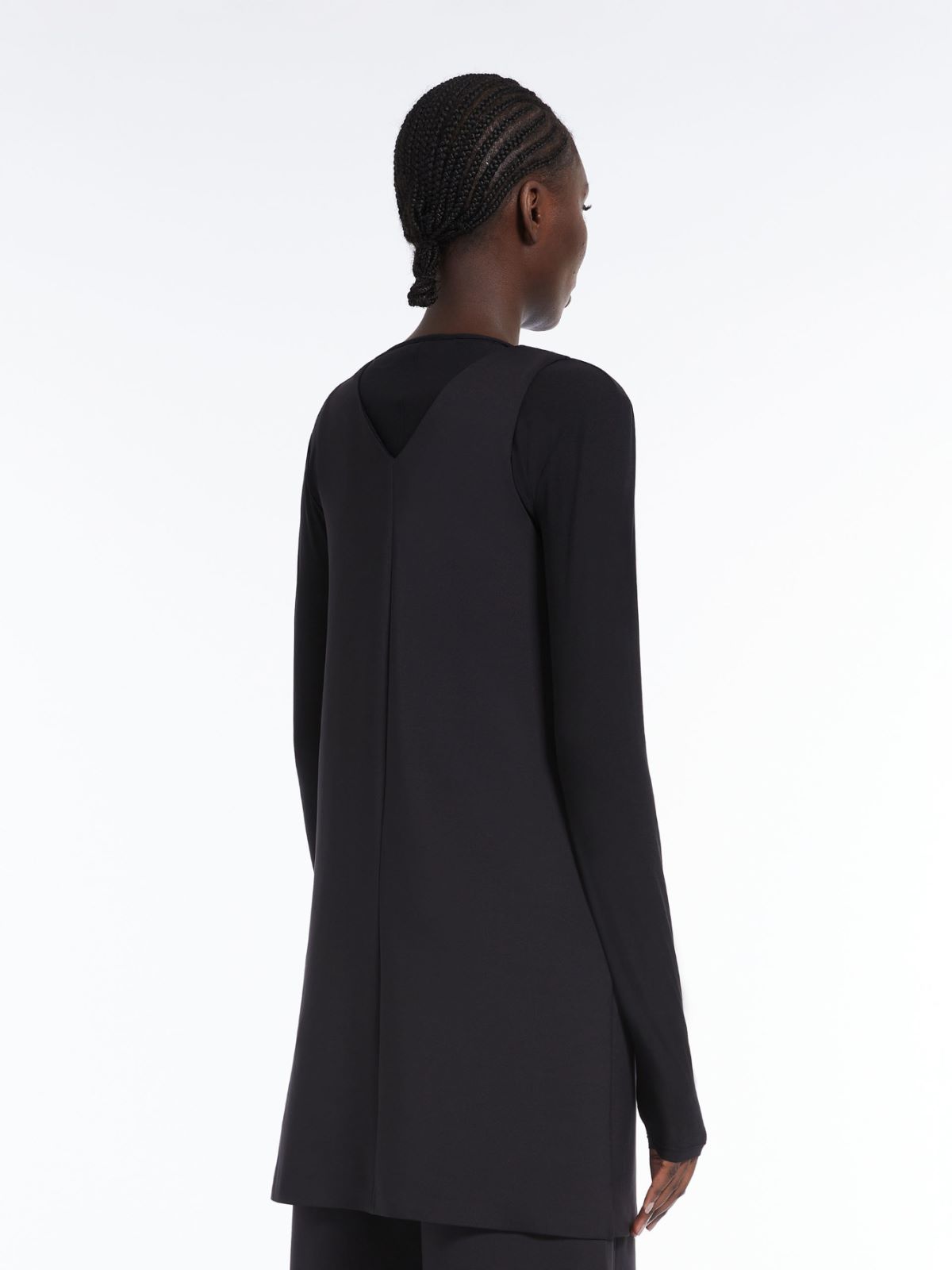 Short scuba fabric dress