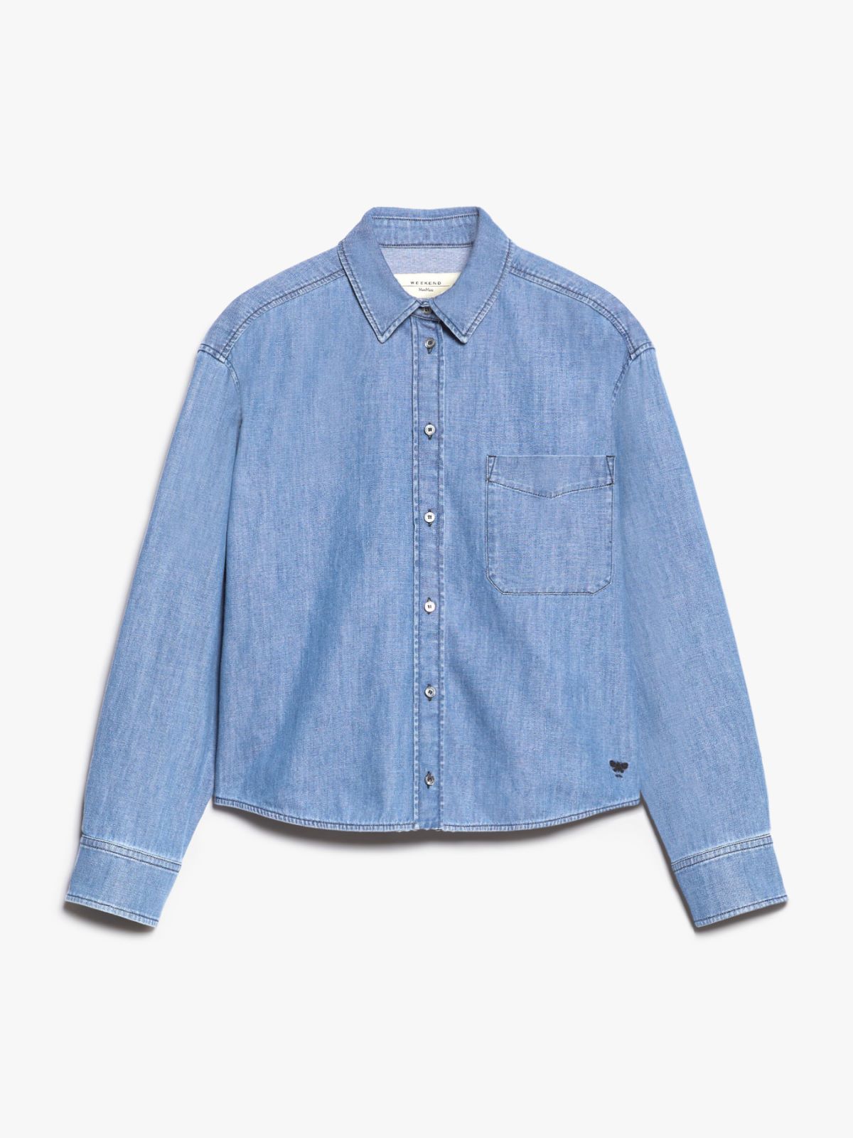 Cotton denim shirt