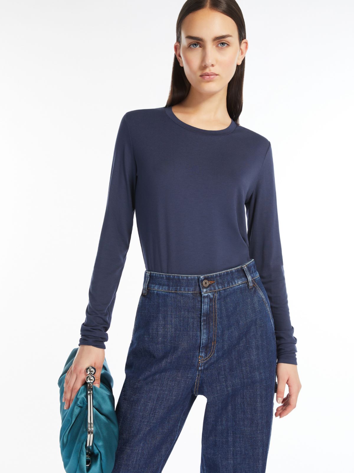 Slim-fit jersey T-shirt