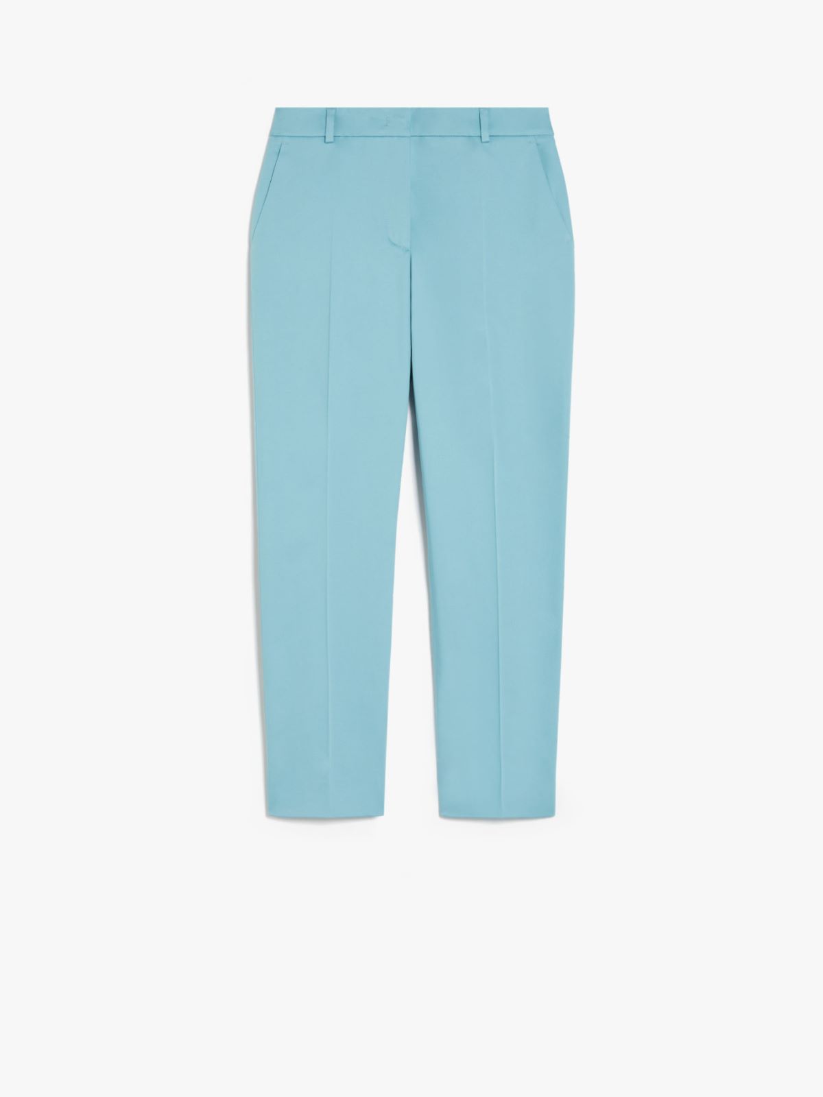 Cotton satin trousers