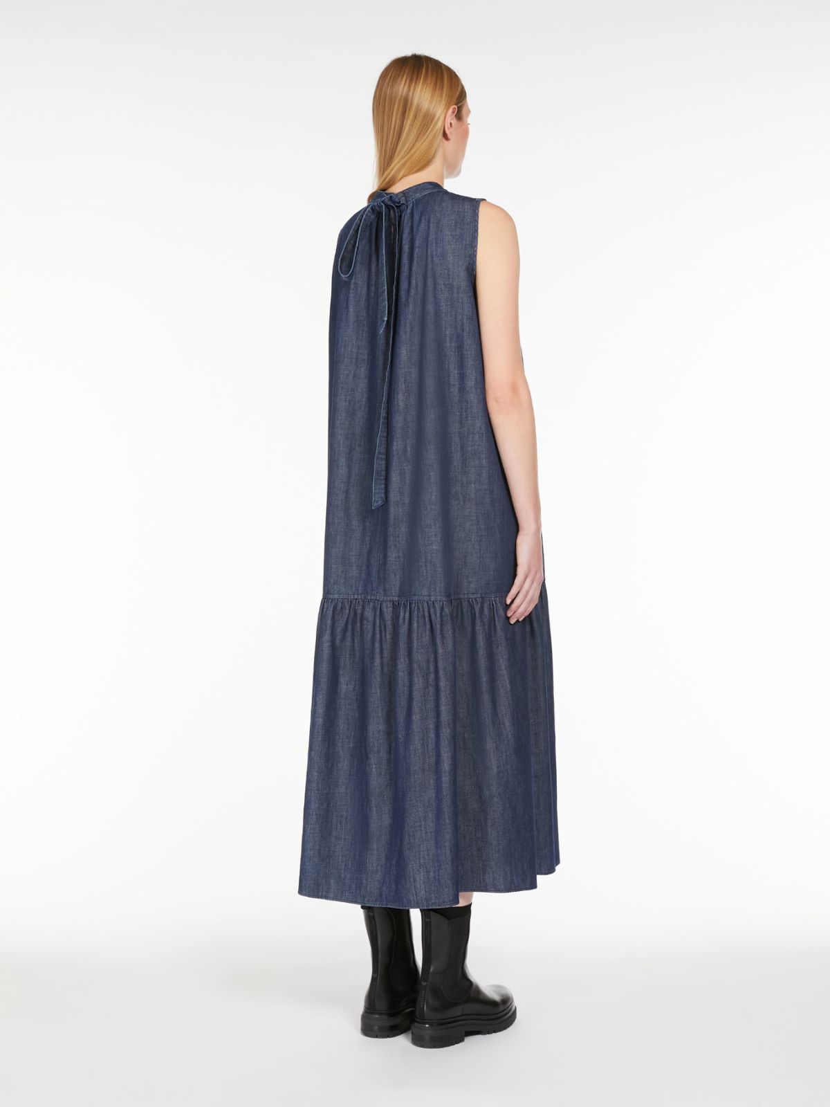 Long denim dress