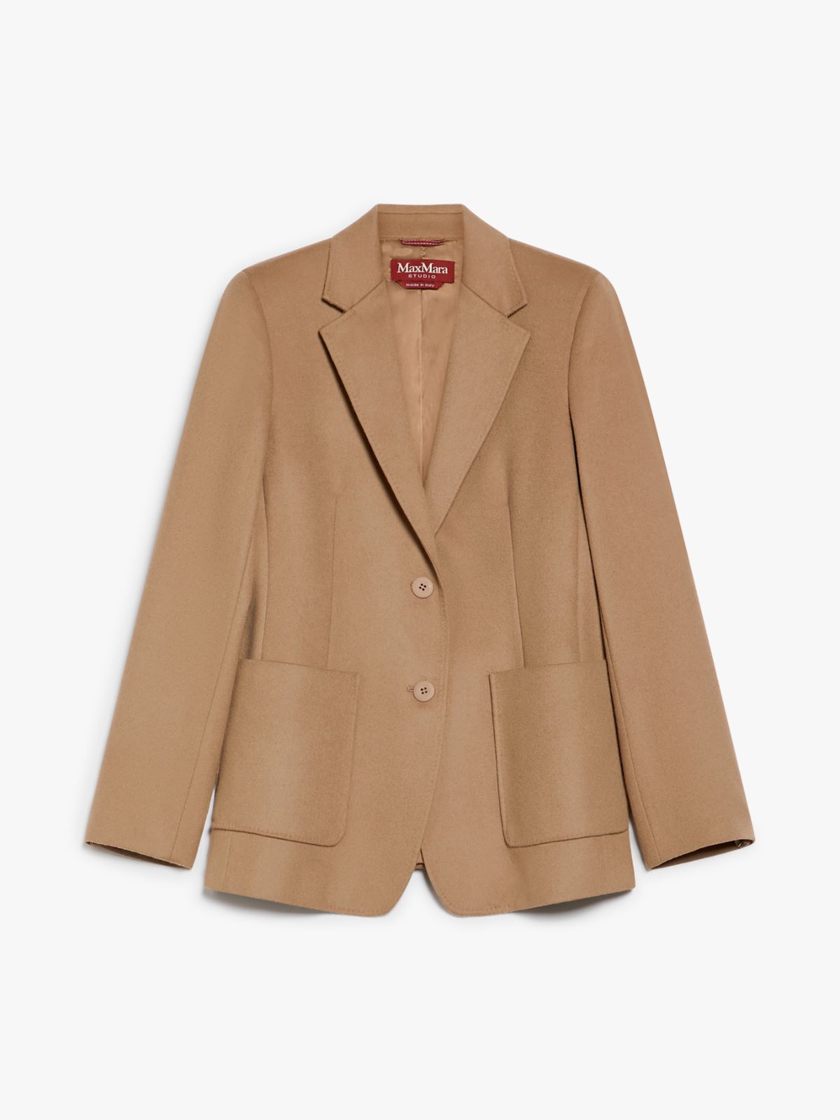 Wool single-breasted jacket