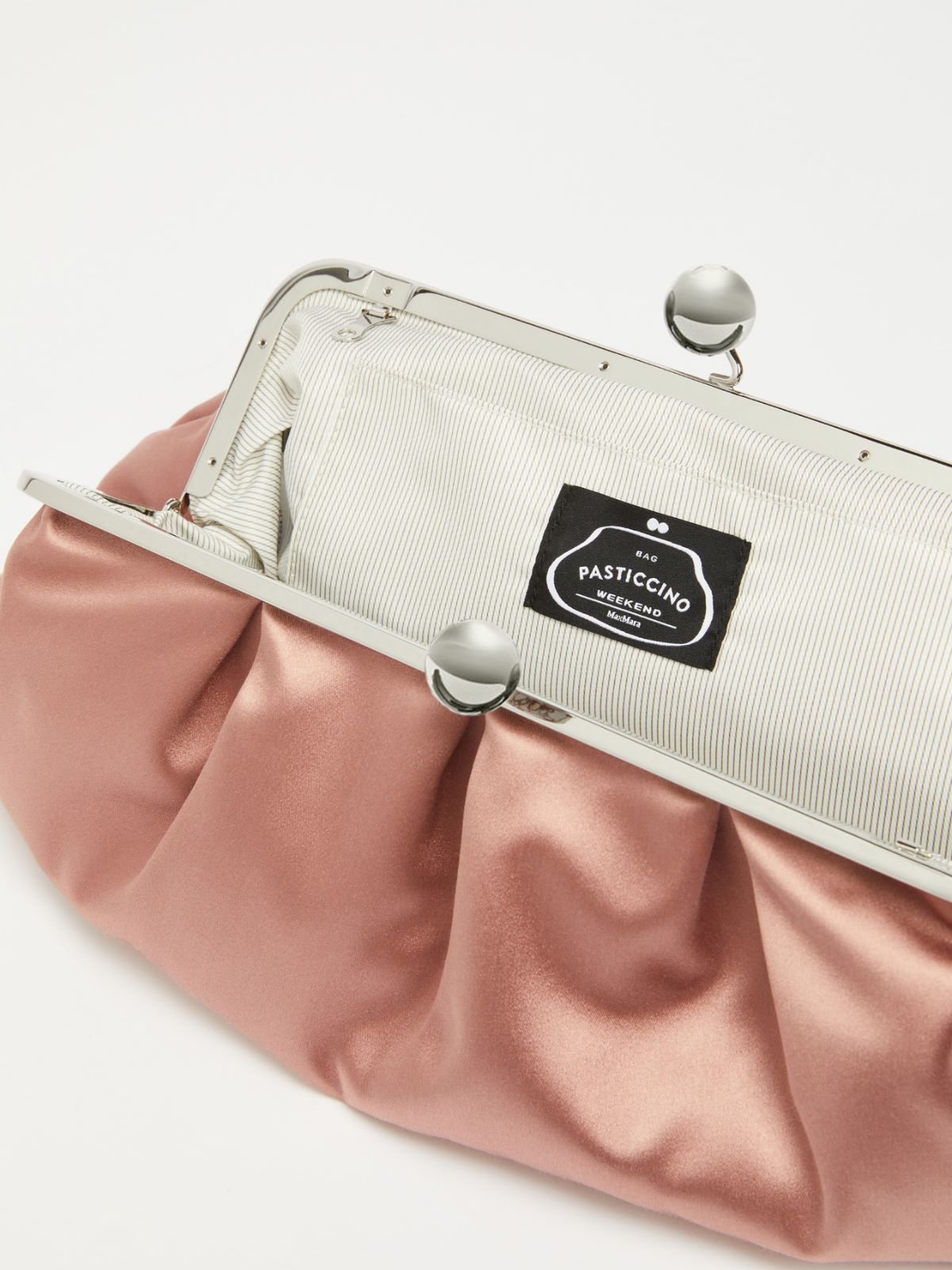 Large satin Pasticcino Bag