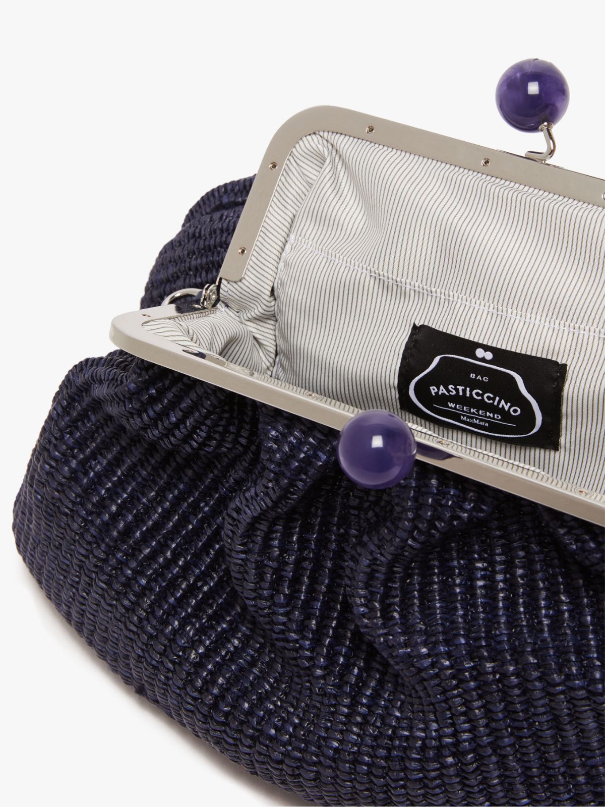 Medium raffia-look Pasticcino Bag