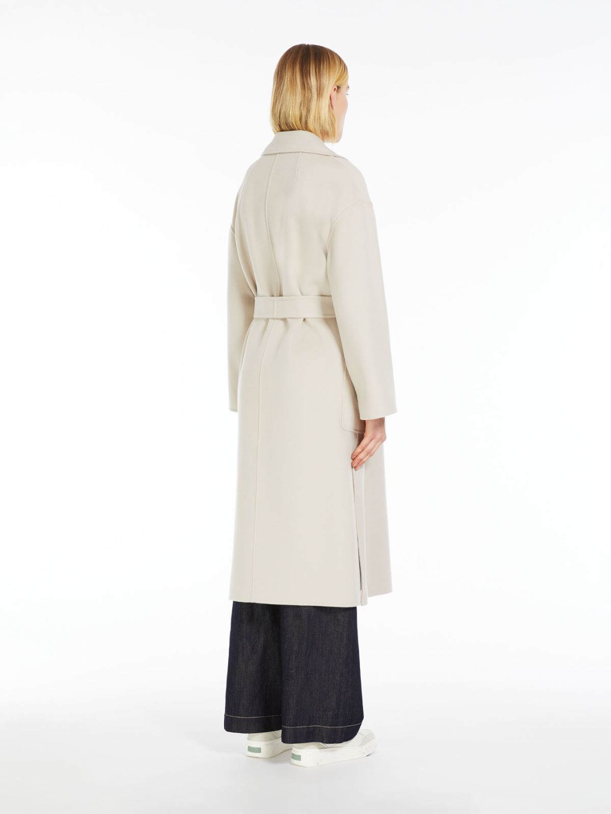 Wool robe coat