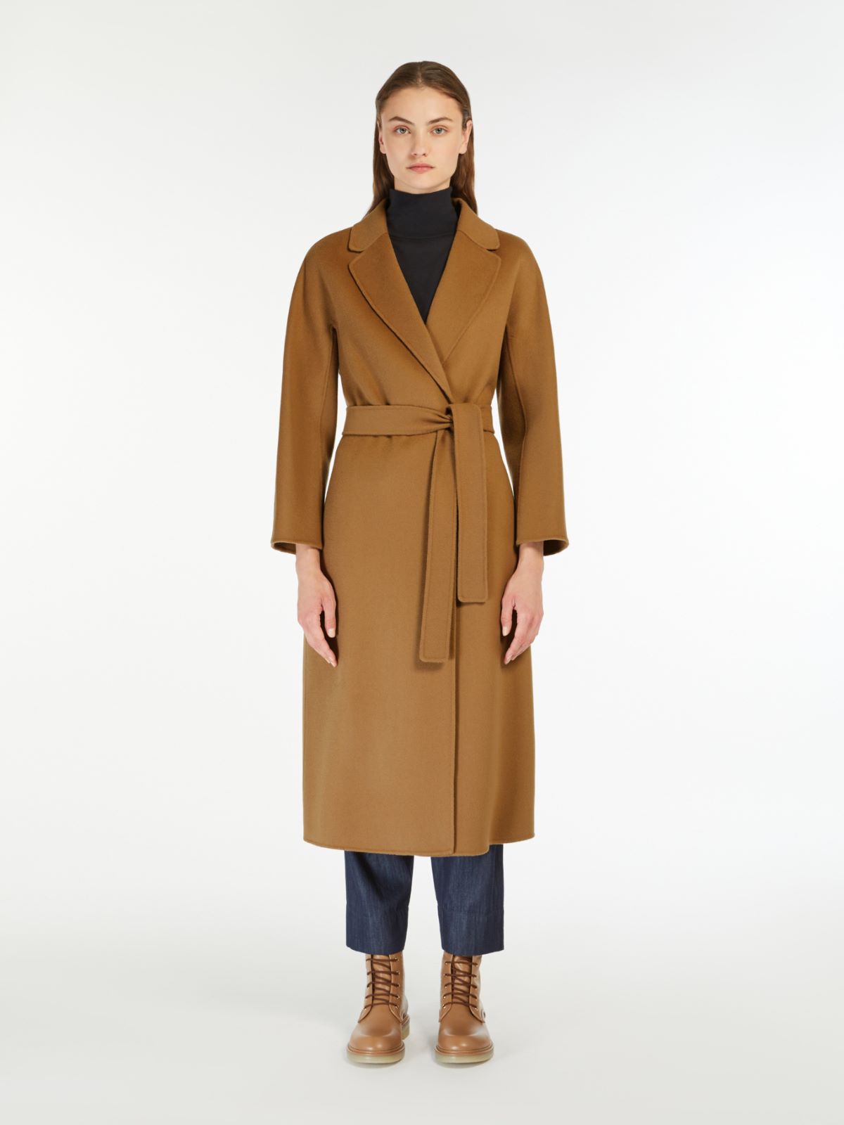 Wool midi coat