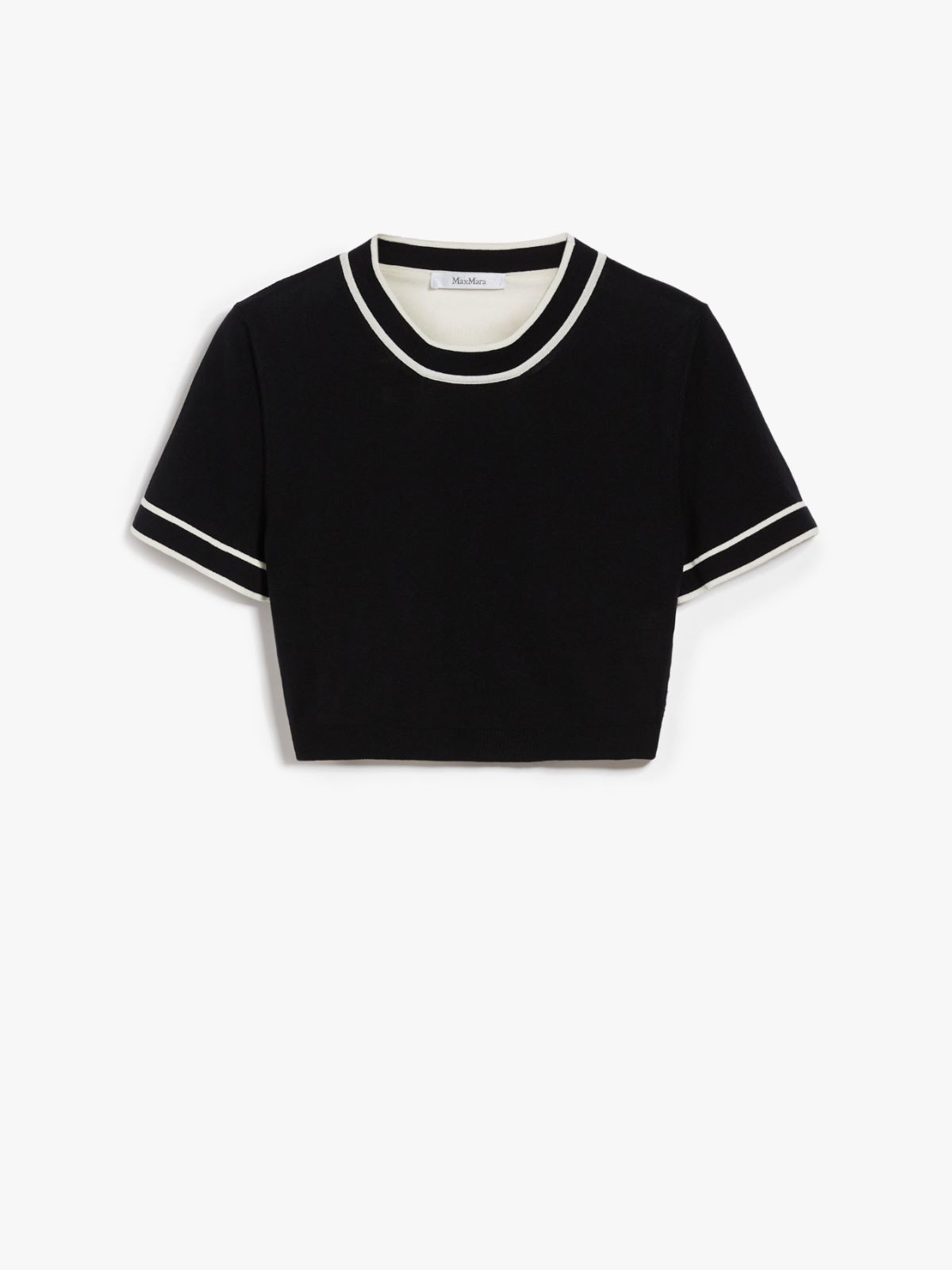 Cotton yarn cropped jumper