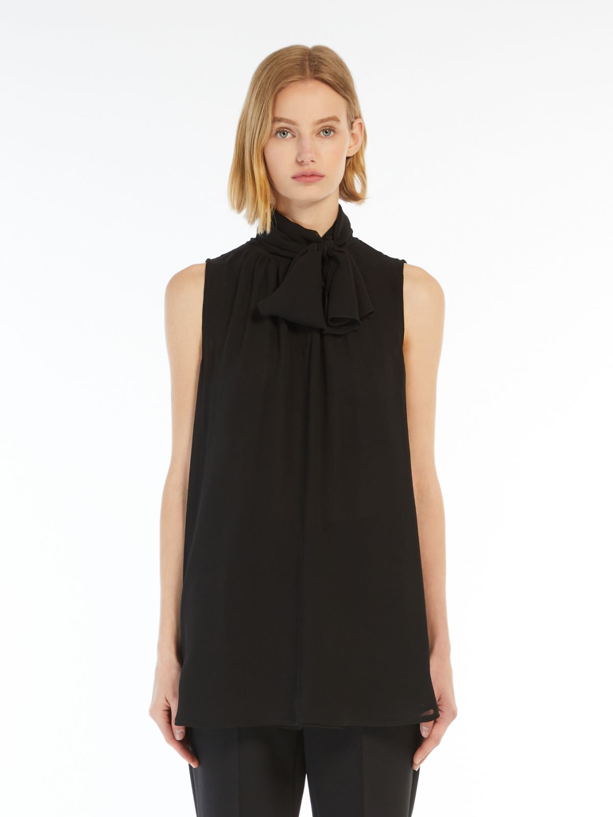 Silk georgette blouse