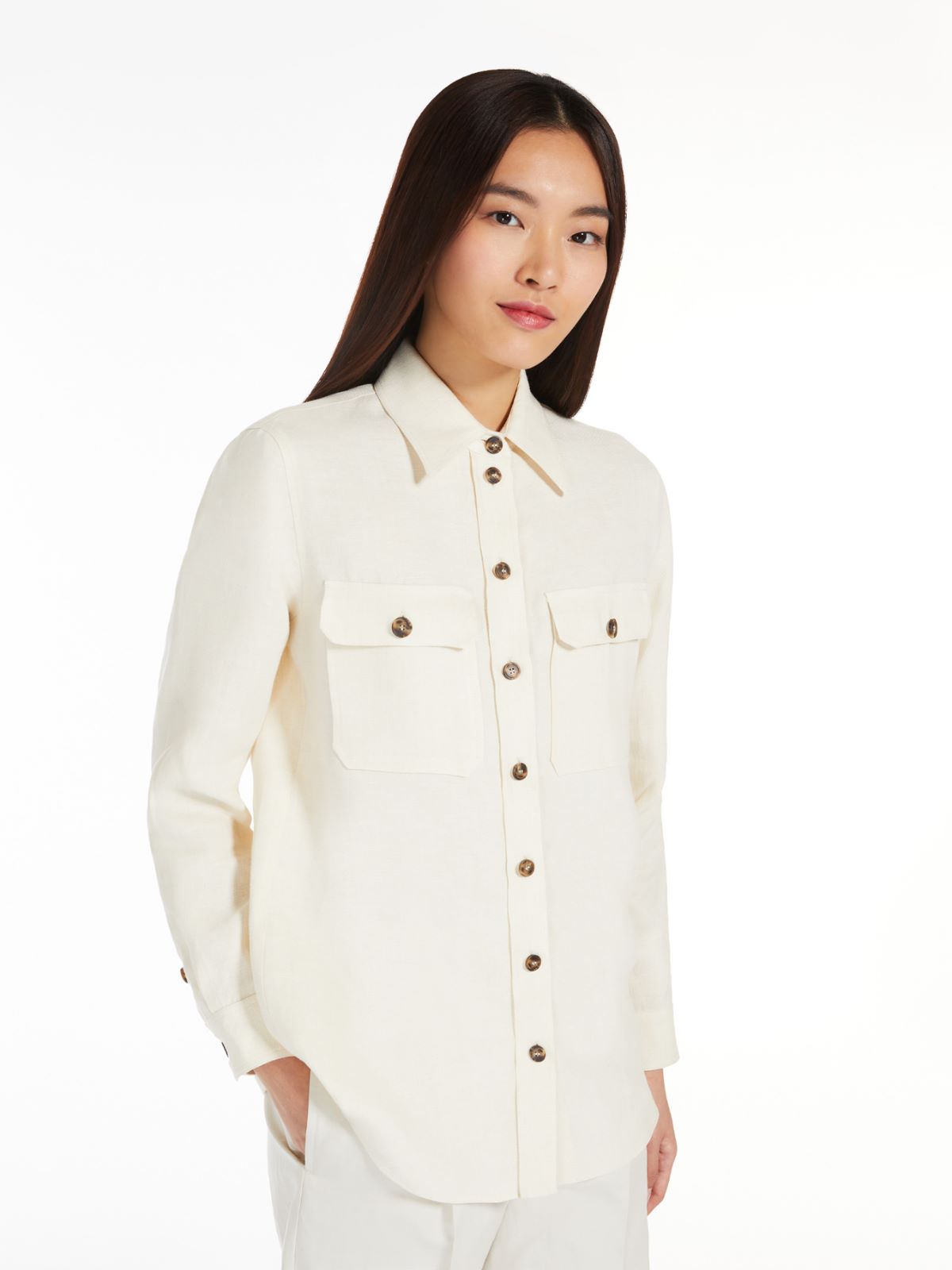 Linen canvas shirt