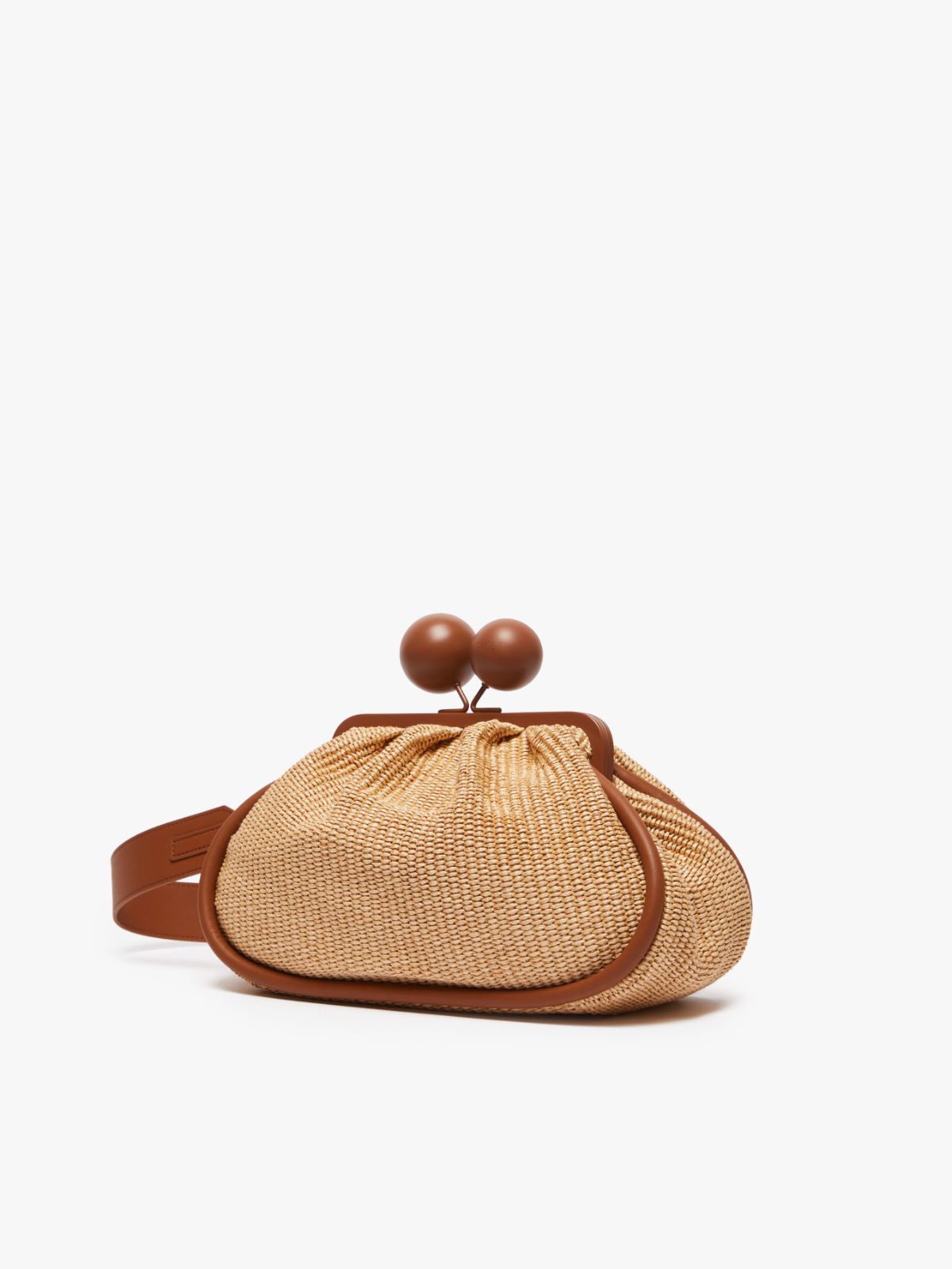 Medium raffia-look Pasticcino Bag