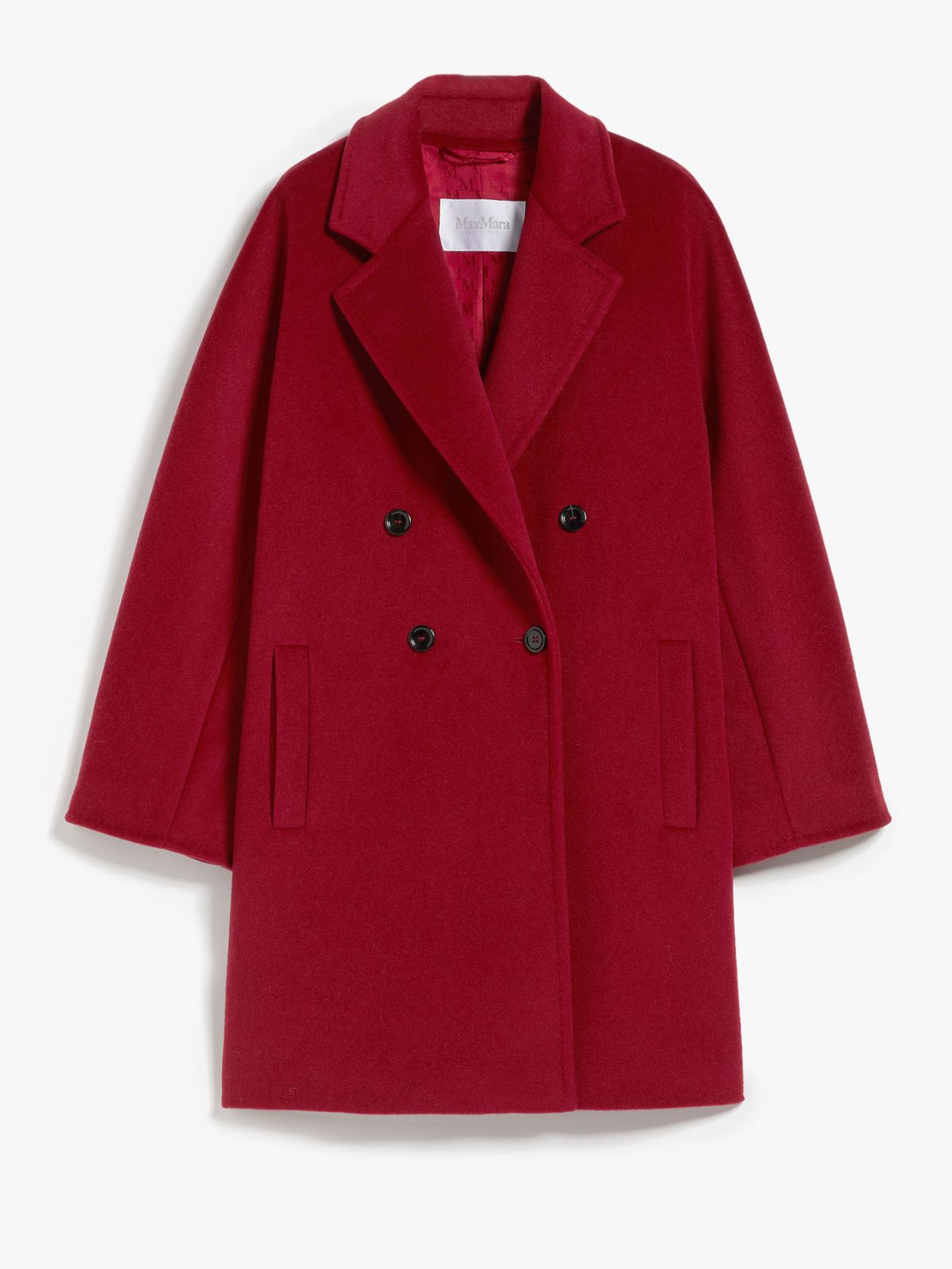 Short 101801 Icon Coat in wool and cashmere