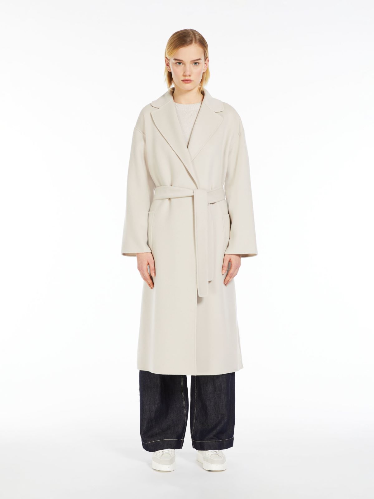 Wool robe coat
