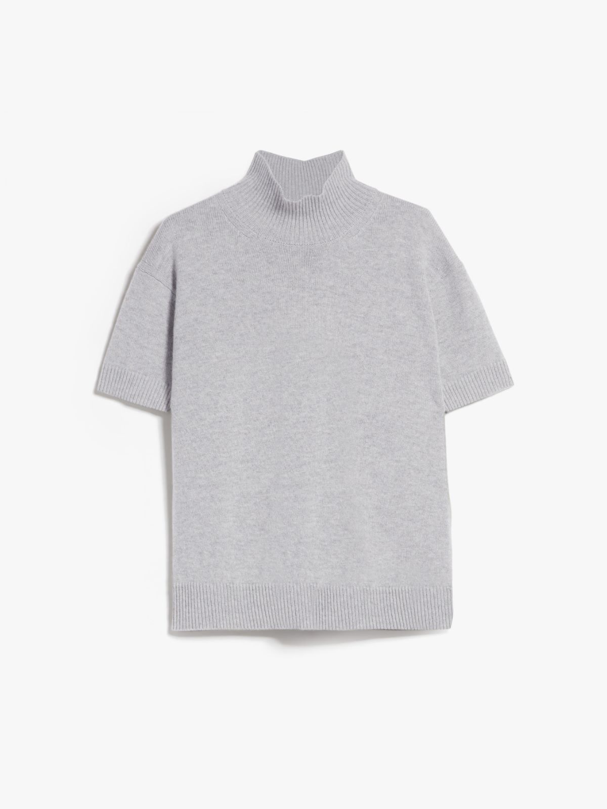 Wool and cashmere polo-neck sweater