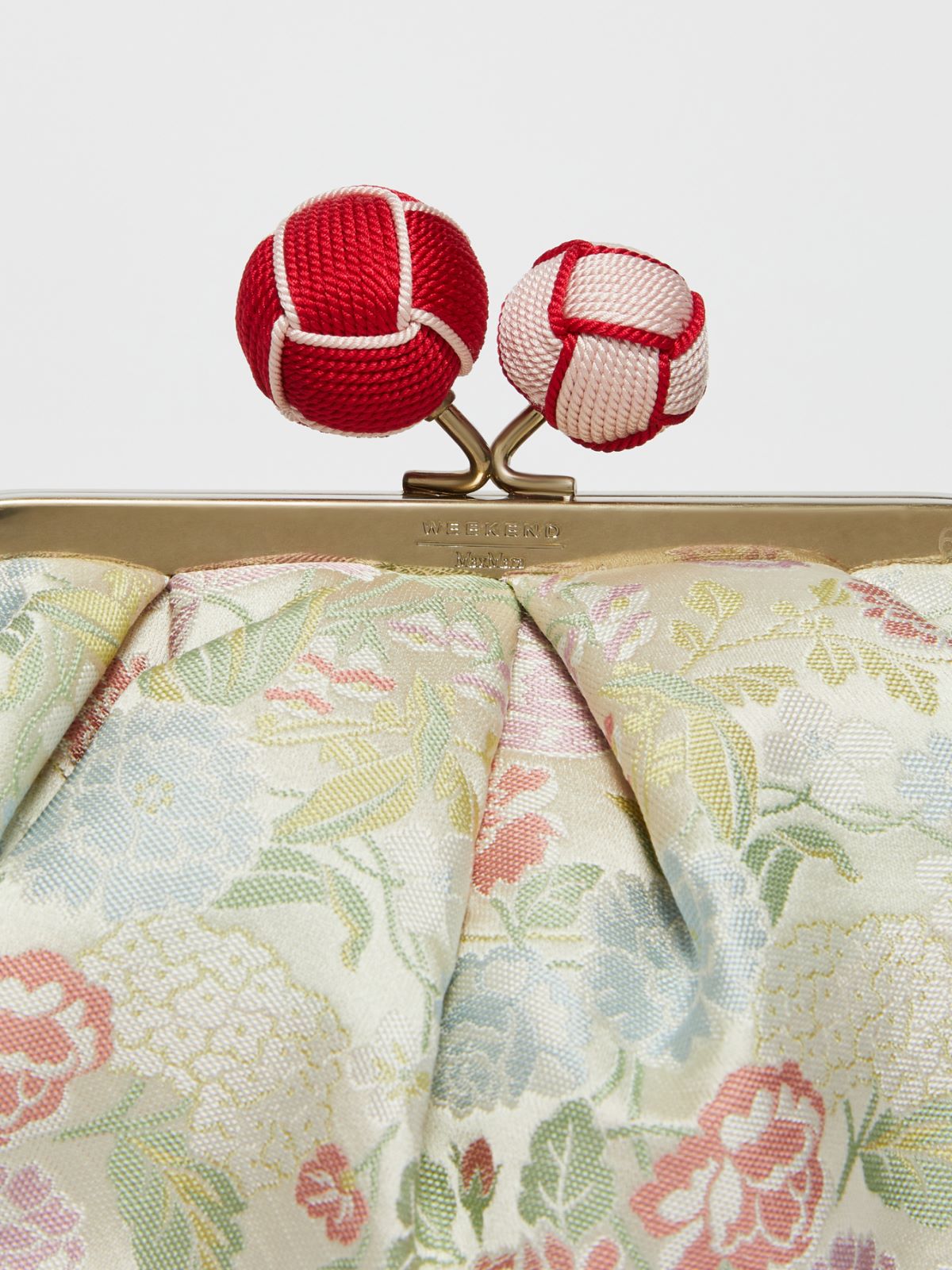 Small jacquard silk Pasticcino Bag