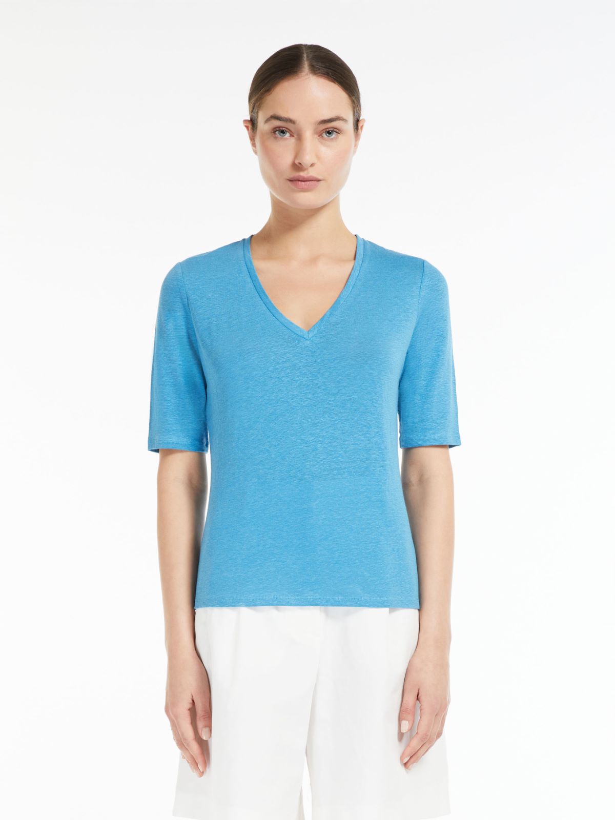 Linen jersey T-shirt