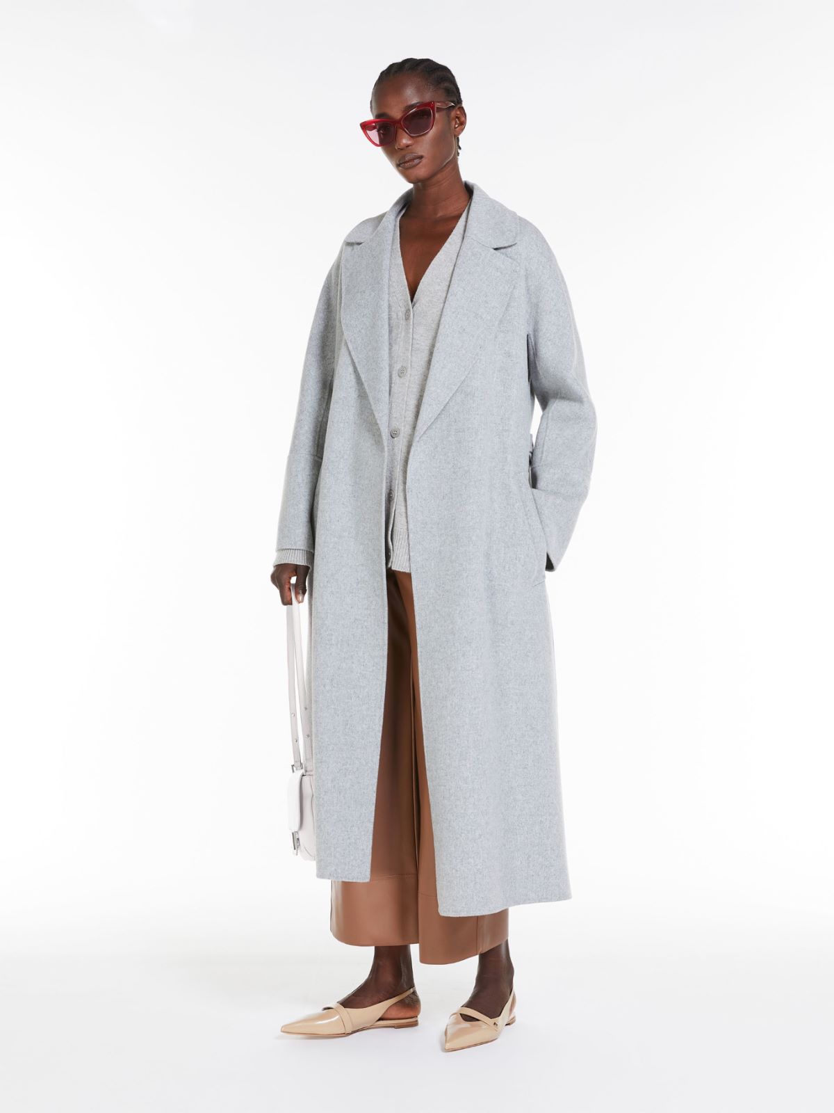 Wool robe coat