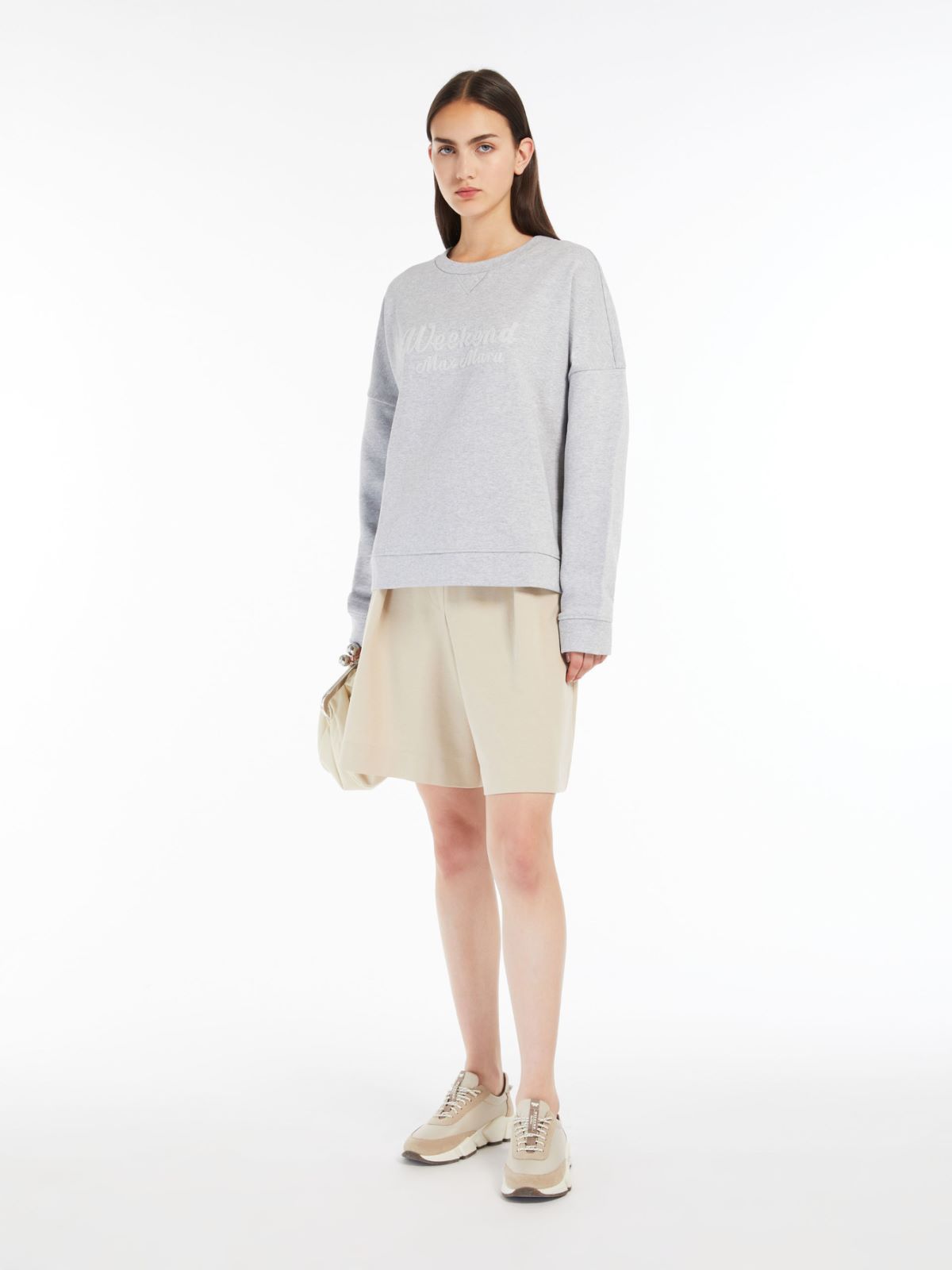 Oversized cotton sweatshirt