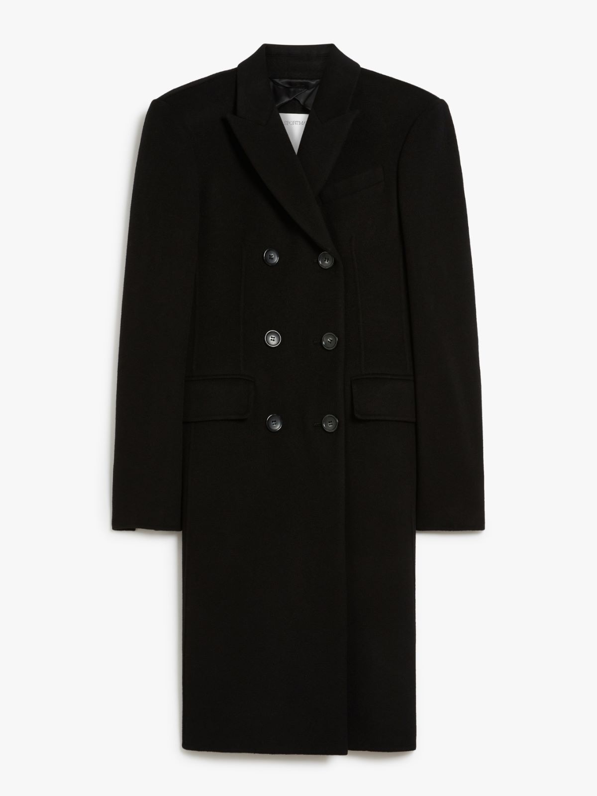 Slim-fit wool coat