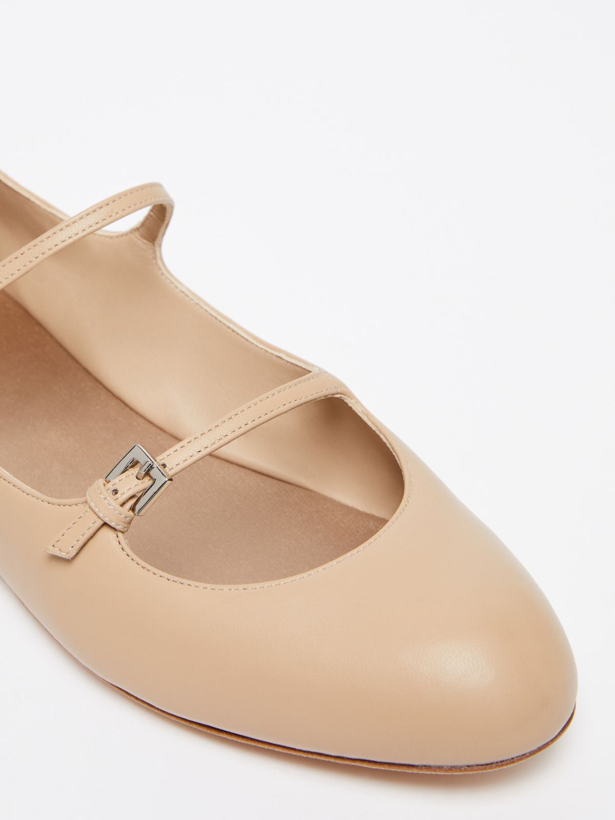 Nappa leather ballet flats